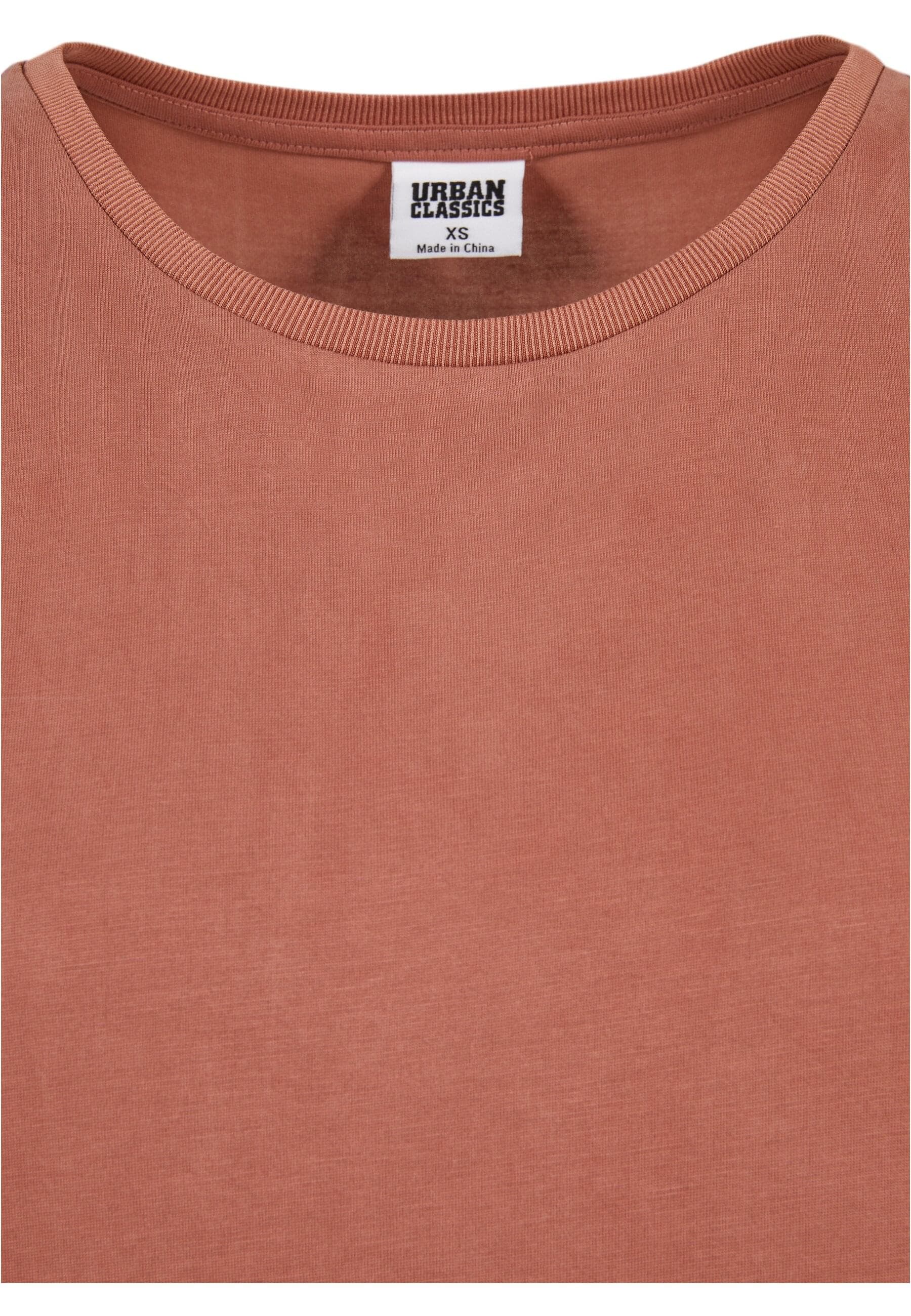 URBAN CLASSICS Kurzarmshirt »Urban Classics Damen Ladies Modal Extended Shoulder Tee«, (1 tlg.)