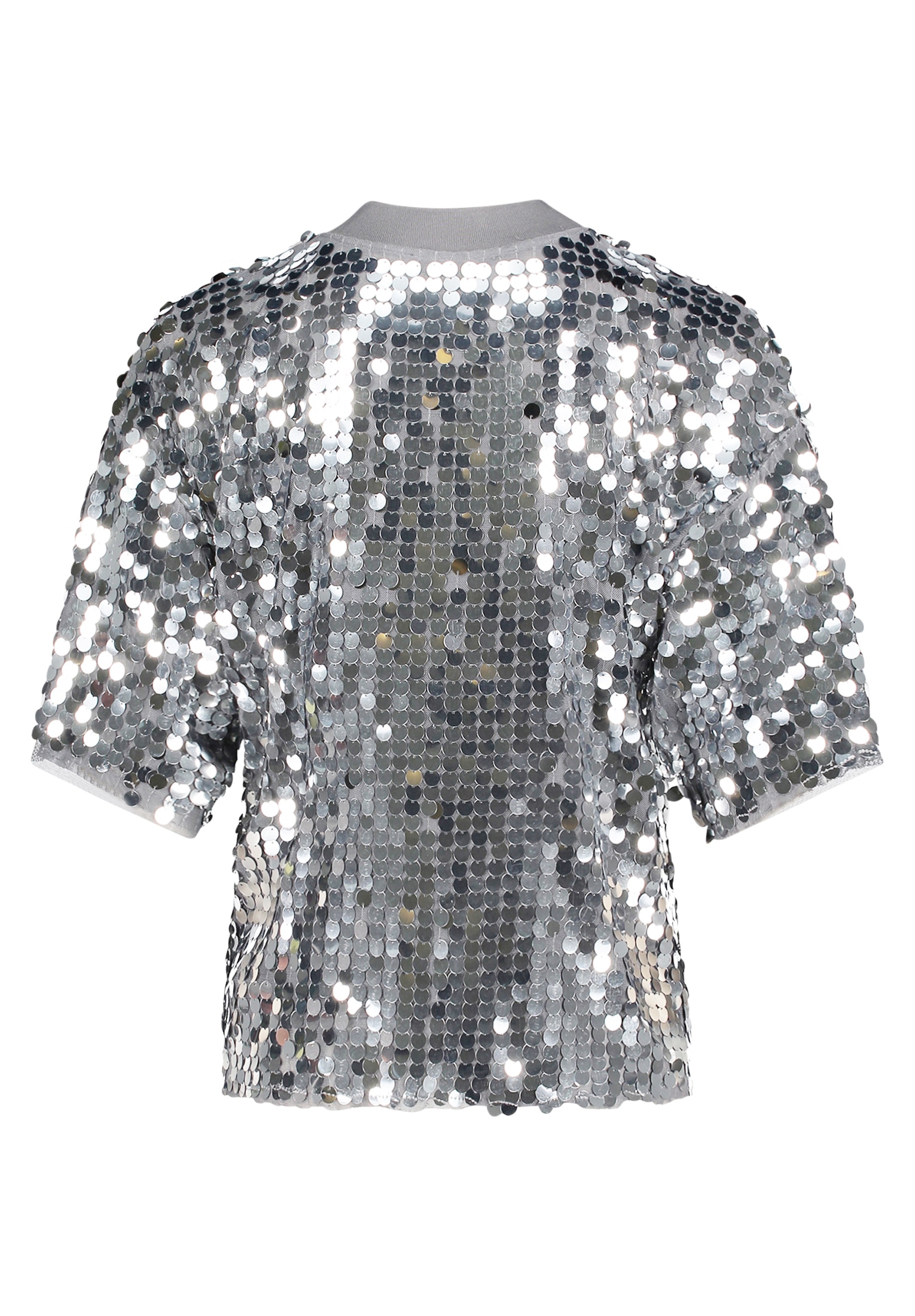 Cartoon Kurzarmshirt »Damen Pailletten-Pullover mit Rippbündchen« 1 Stk. tlg.