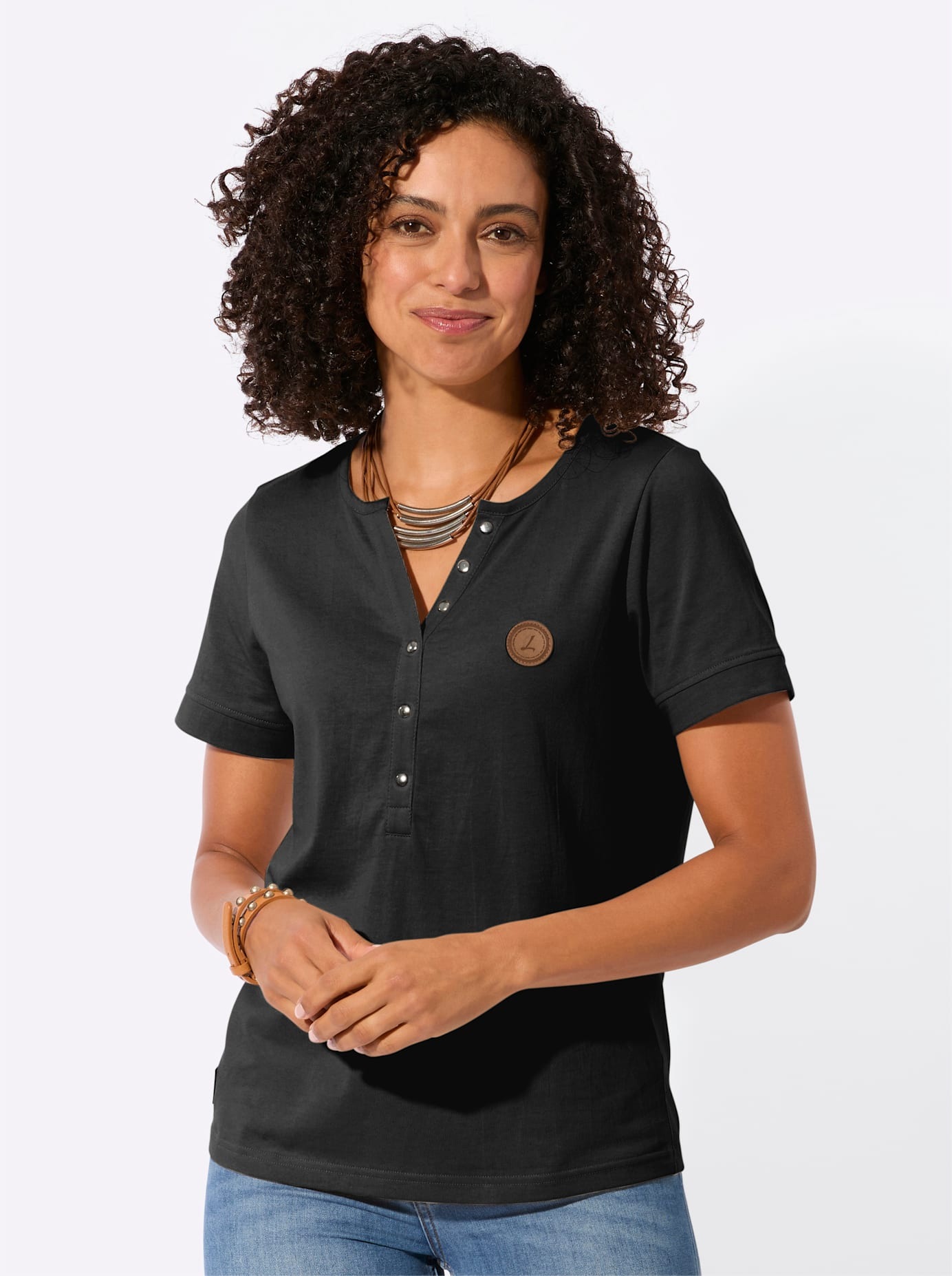 Casual Looks Kurzarmshirt "Shirt" 1 tlg. günstig online kaufen