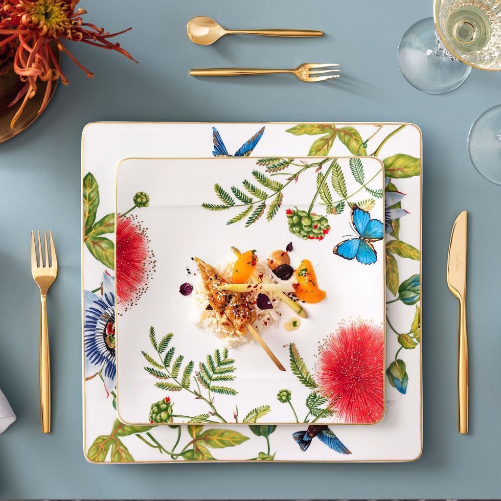 Villeroy & Boch Geschirr-Set »Tafelservice Amazonia 12er Set bunt« Handwäsche wird empfohlen