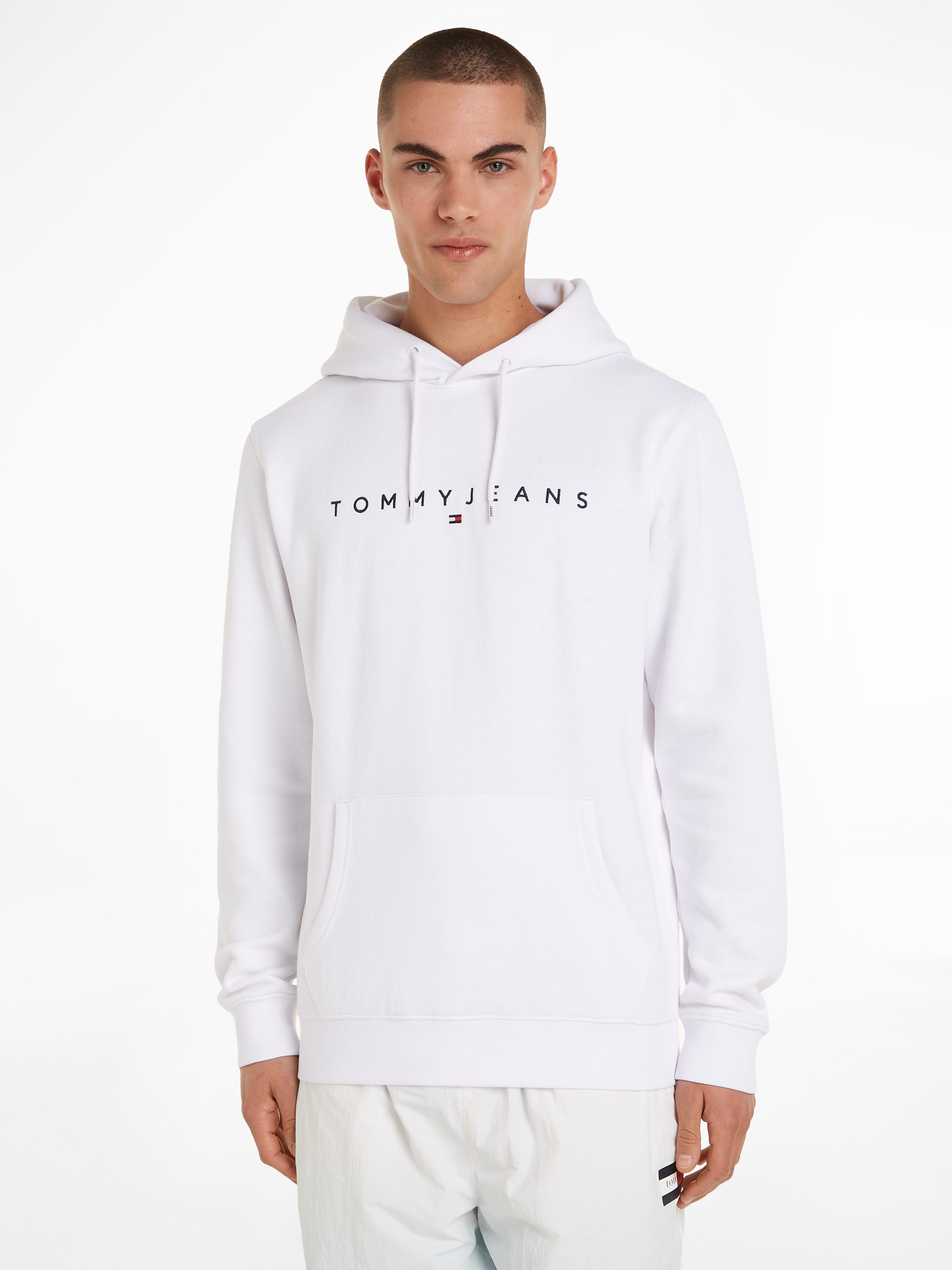 Tommy Jeans Kapuzensweatshirt »TJM REG LINEAR LOGO HOODIE EXT«, mit Kordel