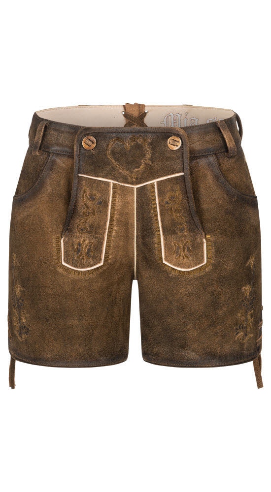 Nübler Trachtenlederhose "Lederhose Hotpant Tamara" günstig online kaufen