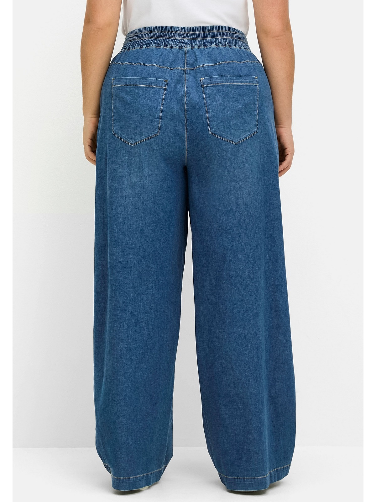 Sheego Stretch-Jeans "Große Größen", mit Schlupfbund, in leichter Qualität günstig online kaufen