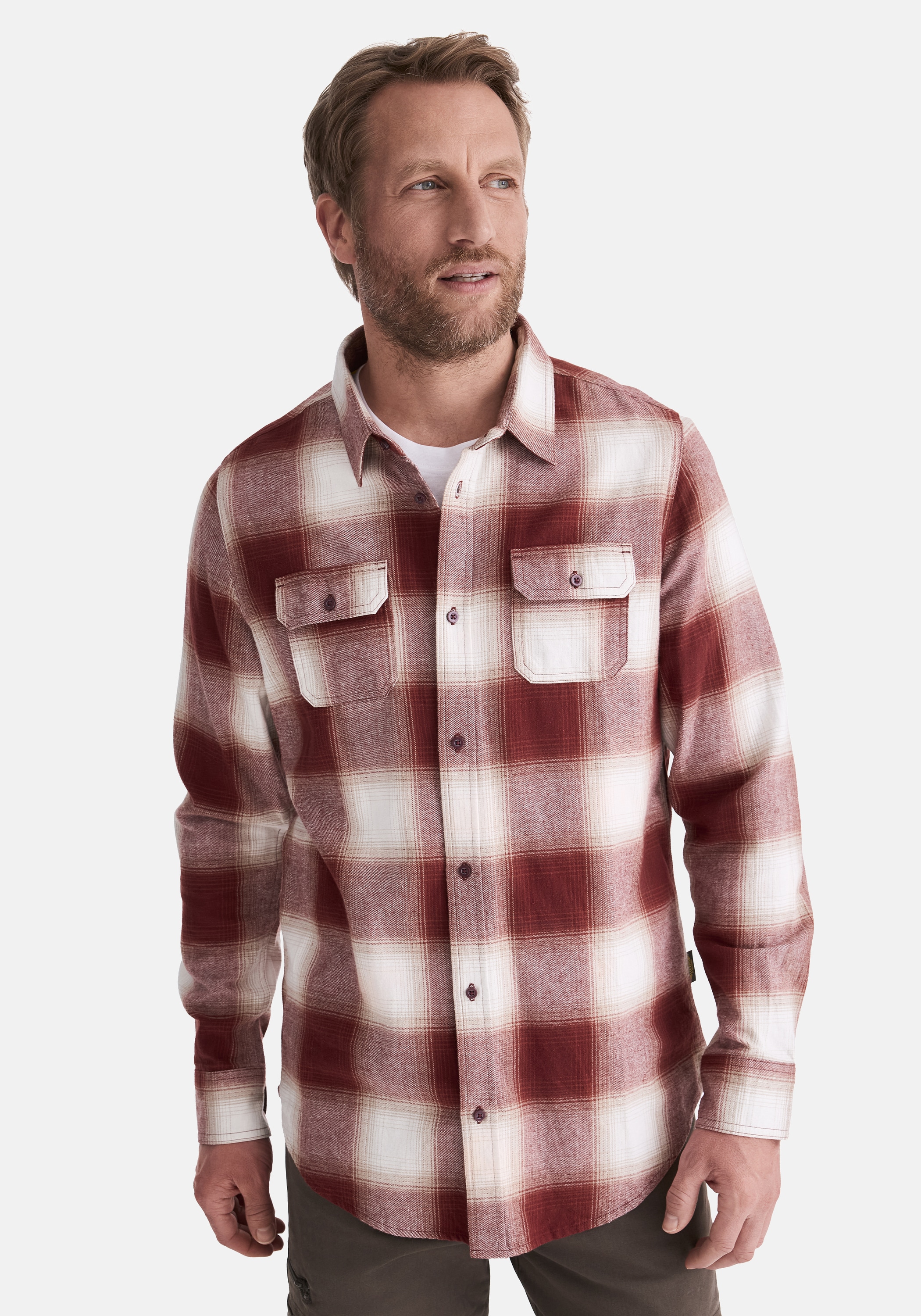 HERO by John Medoox "HARRY Karohemd" Regular Fit Casual Funktionsmaterial für Herren