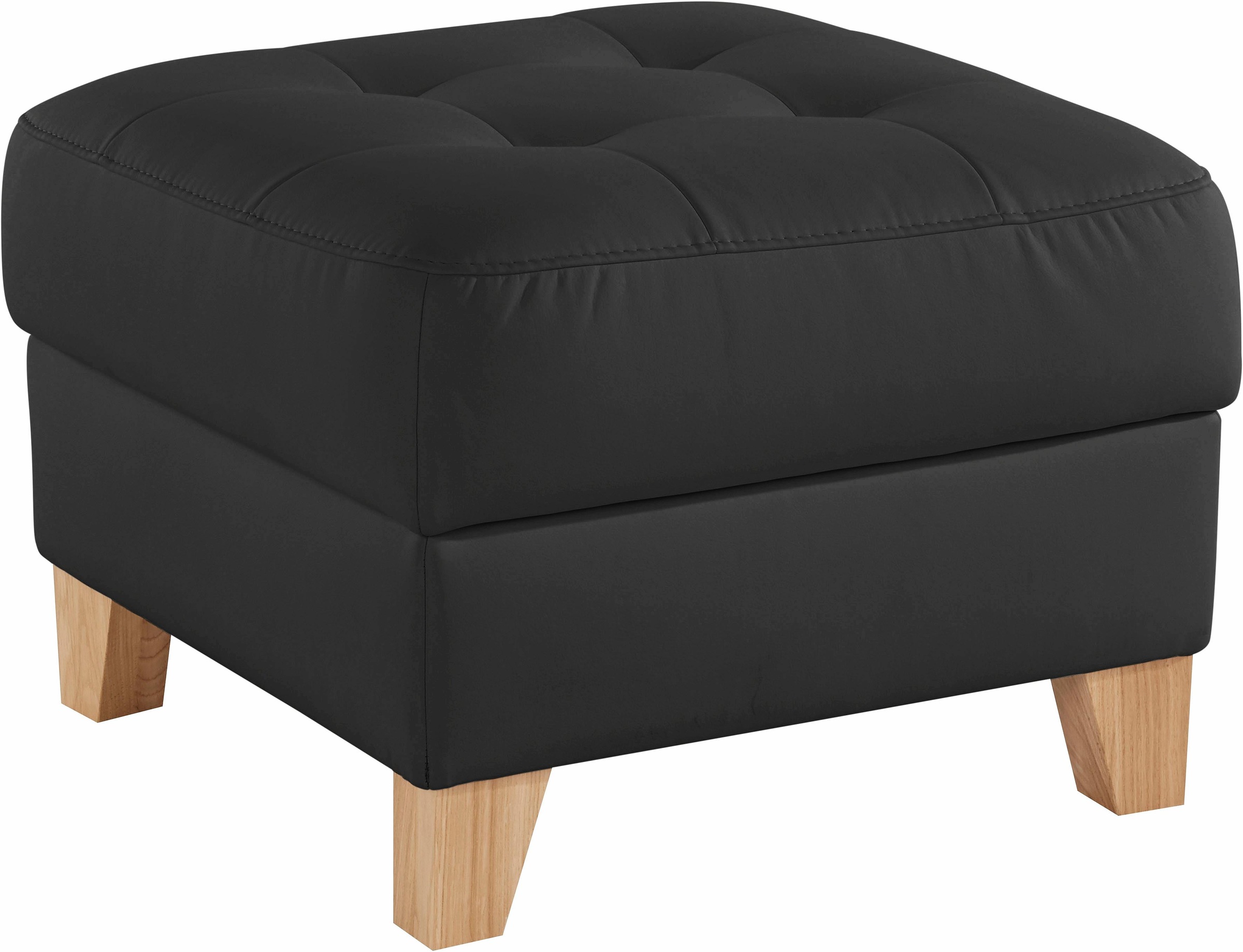 exxpo - sofa fashion Hocker »Elio bequemer Sitzkomfort und aufwendiger Detailverarbeitung«, mit Staufach unter der Sitzfläche