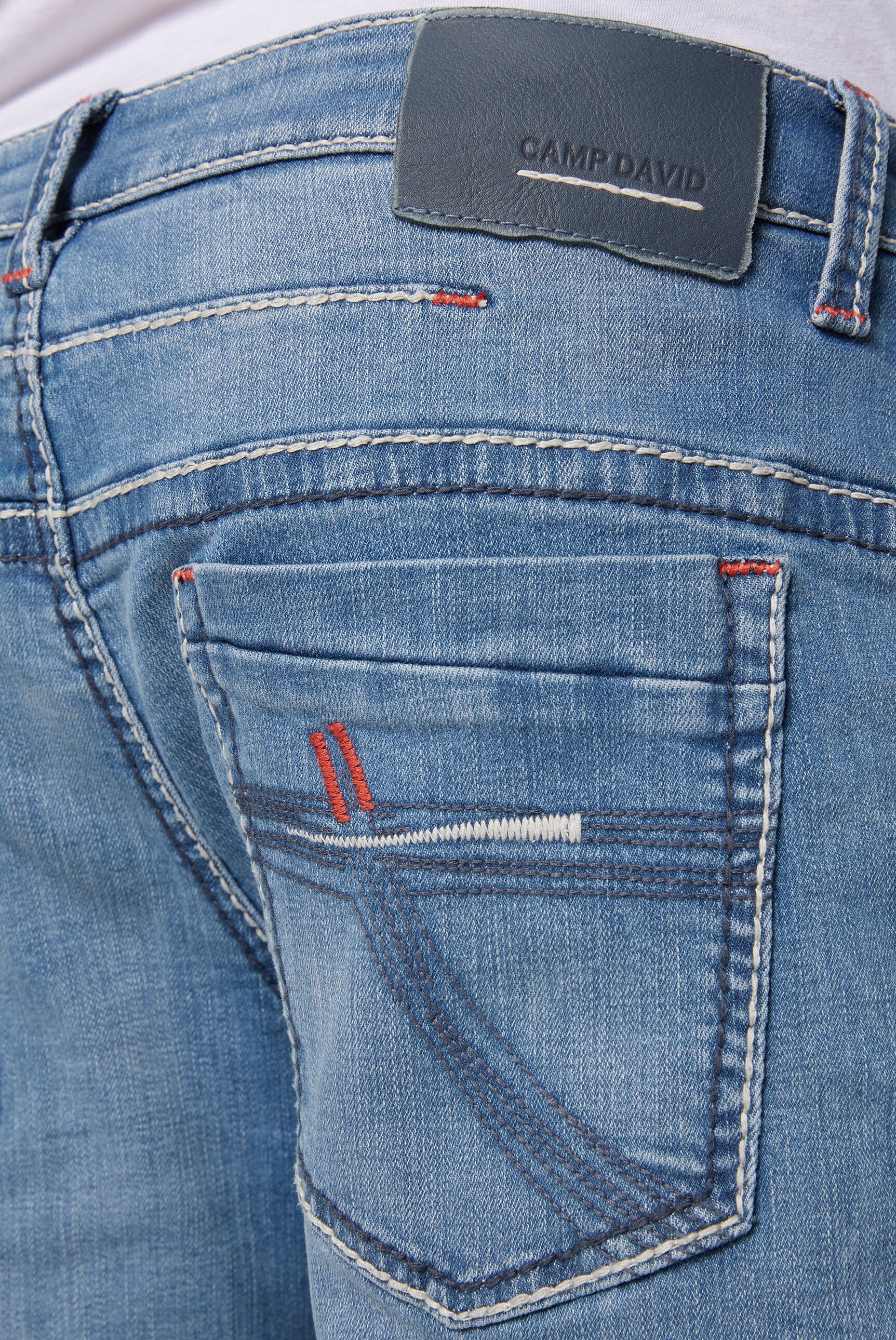 CAMP DAVID Comfort-fit-Jeans, mit zwei Leibhöhen