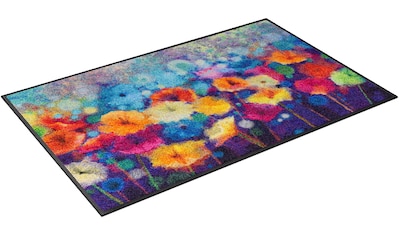 wash+dry by Kleen-Tex Fußmatte »Flowerlover«, rechteckig, 7 mm Höhe, Schmutzfangmatte,... kaufen