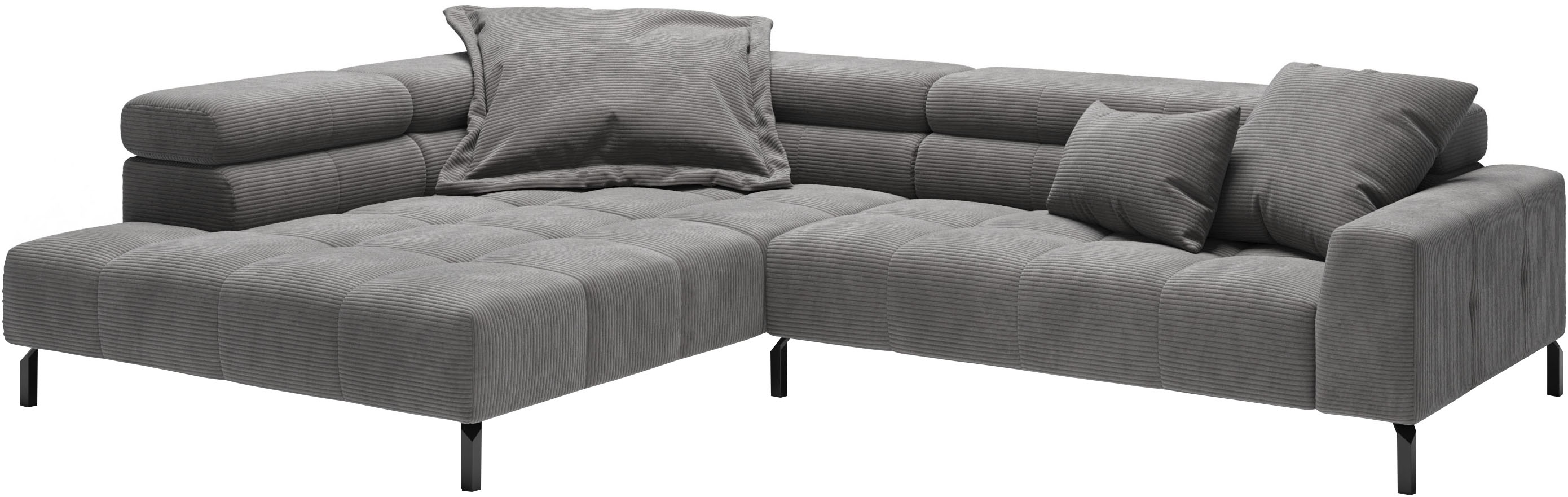 Thumbnail - Home affaire Ecksofa "Claya, L-Form, incl. Kopfteilverstellung, Breite 311 cm" wahlweise elektrischer Sitzvorzug