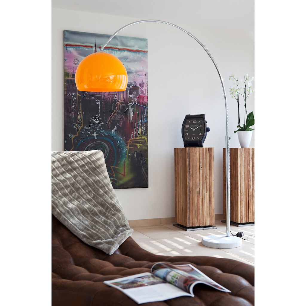 SalesFever Bogenlampe »Tammo«, 1 flammig-flammig