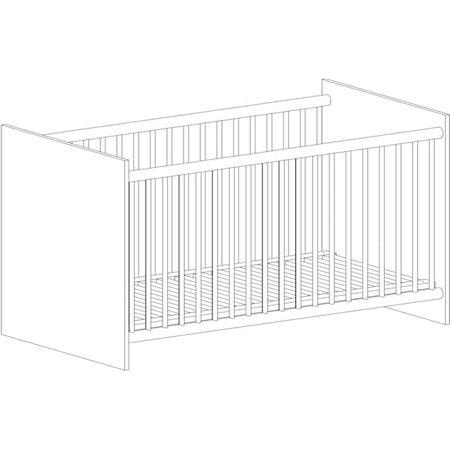 Kinderbett Made (Spar-Set, kaufen in »Jonas«, berndt St., Kinderbett, Wickelkommode; BAUR Babymöbel-Set Wickelkommode), Germany mit und arthur 2 |