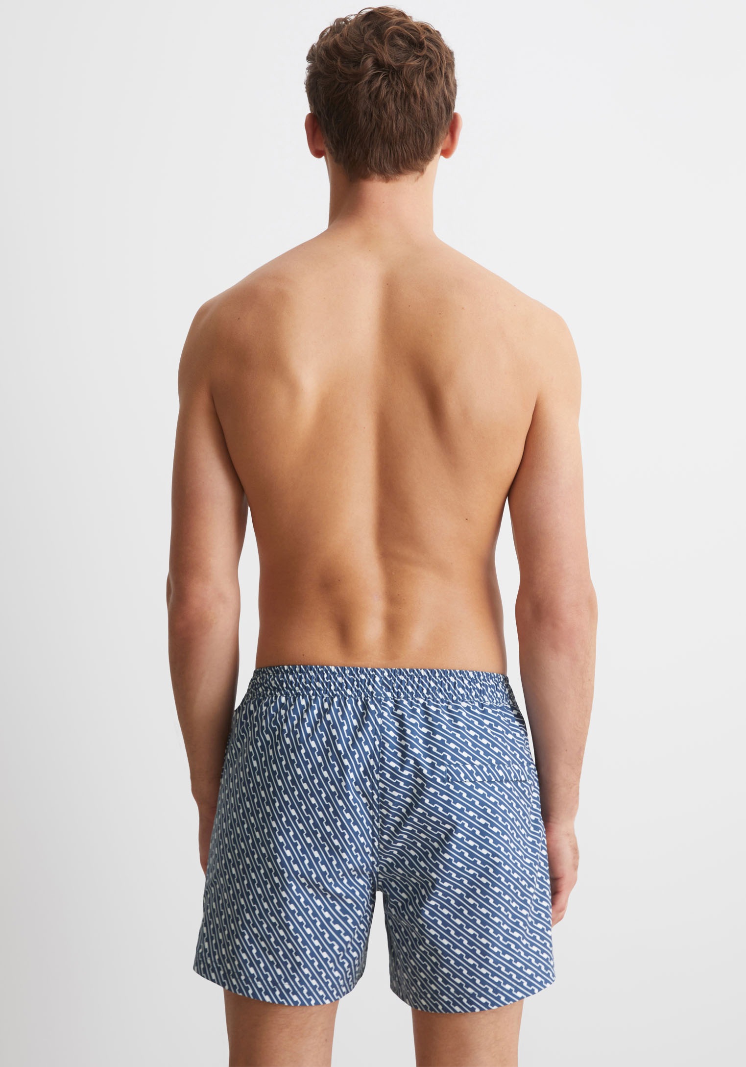 Marc O'Polo Badeshorts »Mini Geo Print«, mit anpassbarem Kordelzug