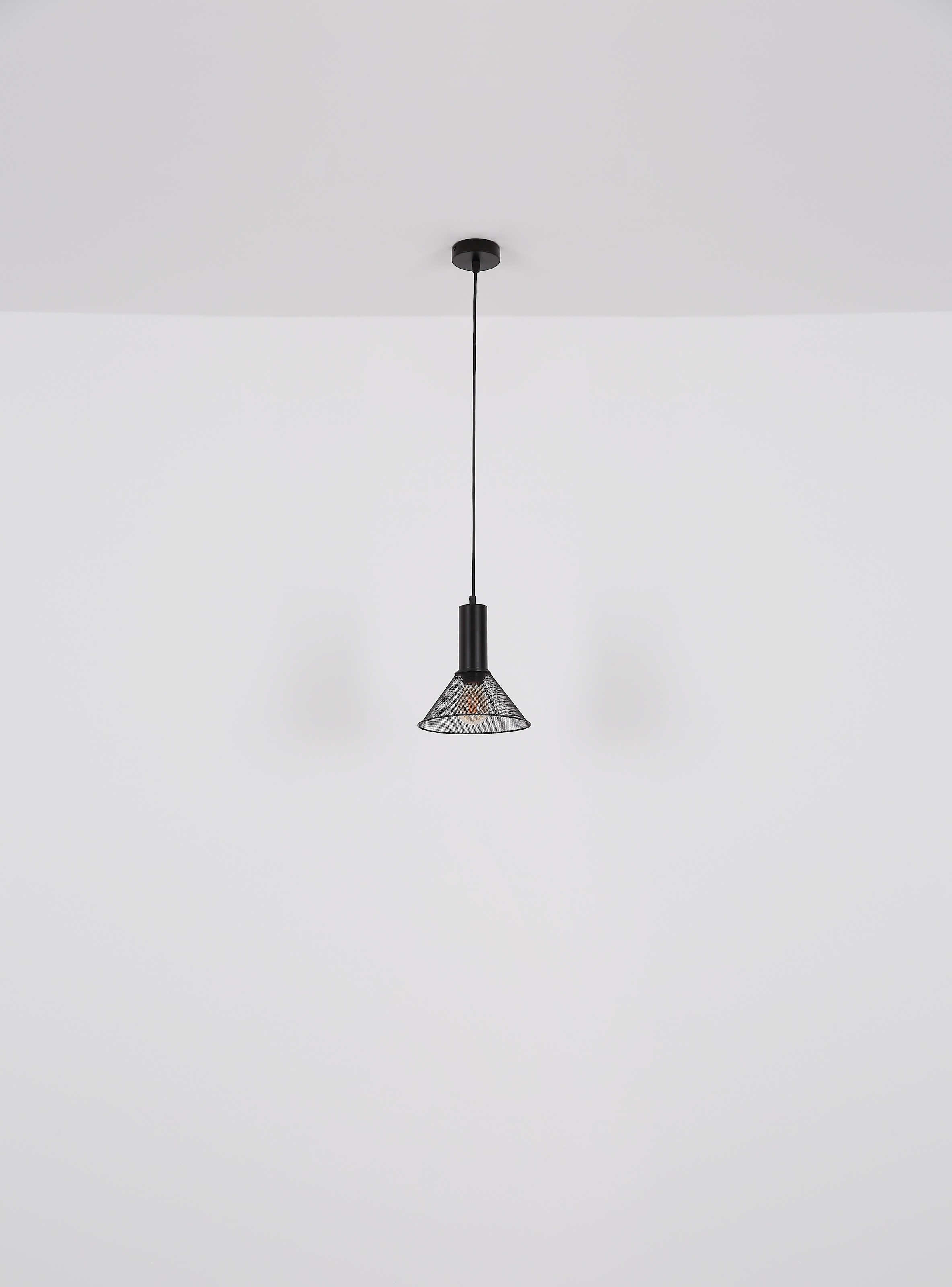 GLOBO LIGHTING Wandleuchte »JEDD«, Leuchtmittel E27 | ohne Leuchtmittel, Wandlampe/Metallgeflecht/schwarz/Wohnzimmer/Flur/inkl. Anschlusskabel