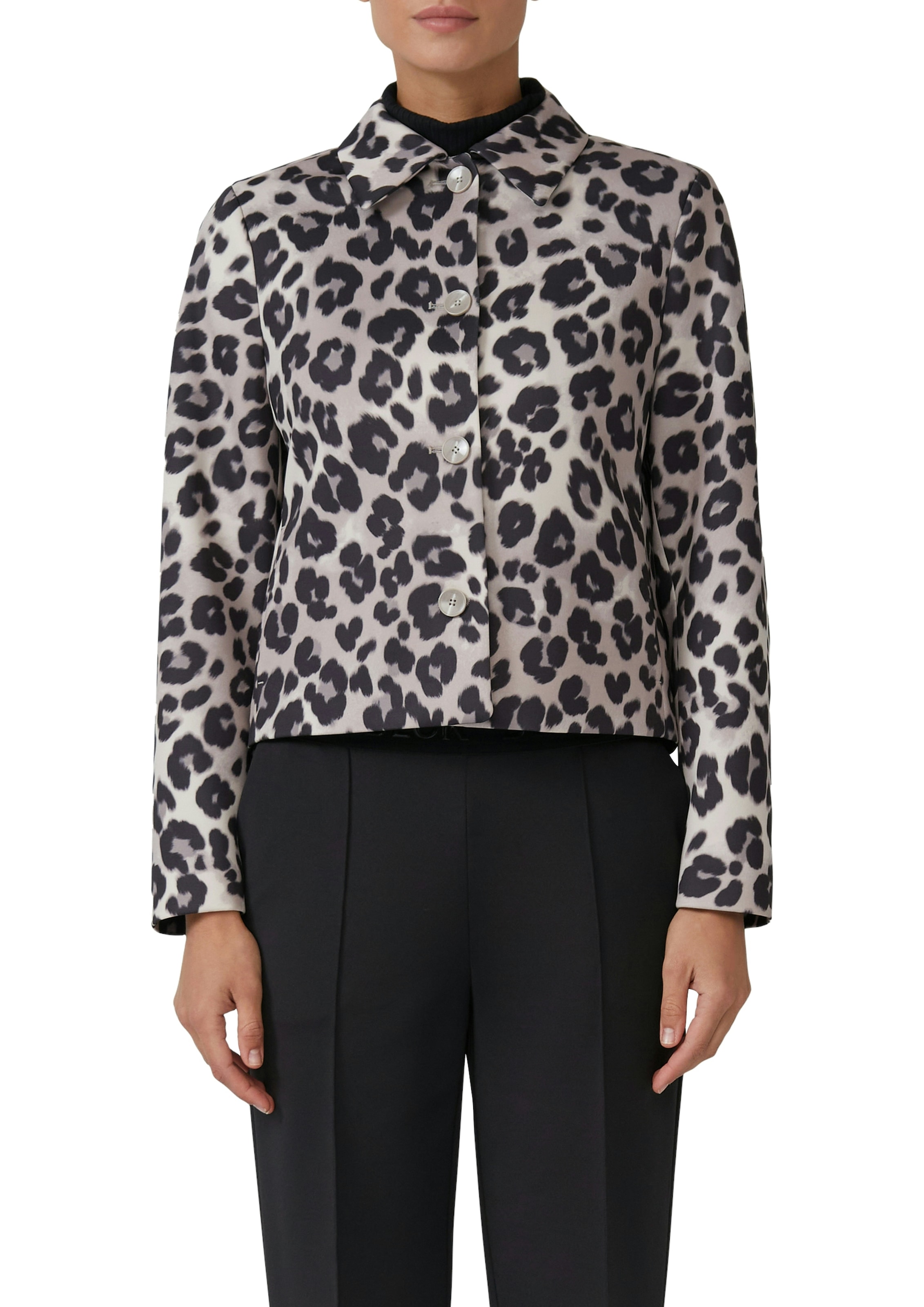 s.Oliver BLACK LABEL Hemdjacke mit Hemdkragen