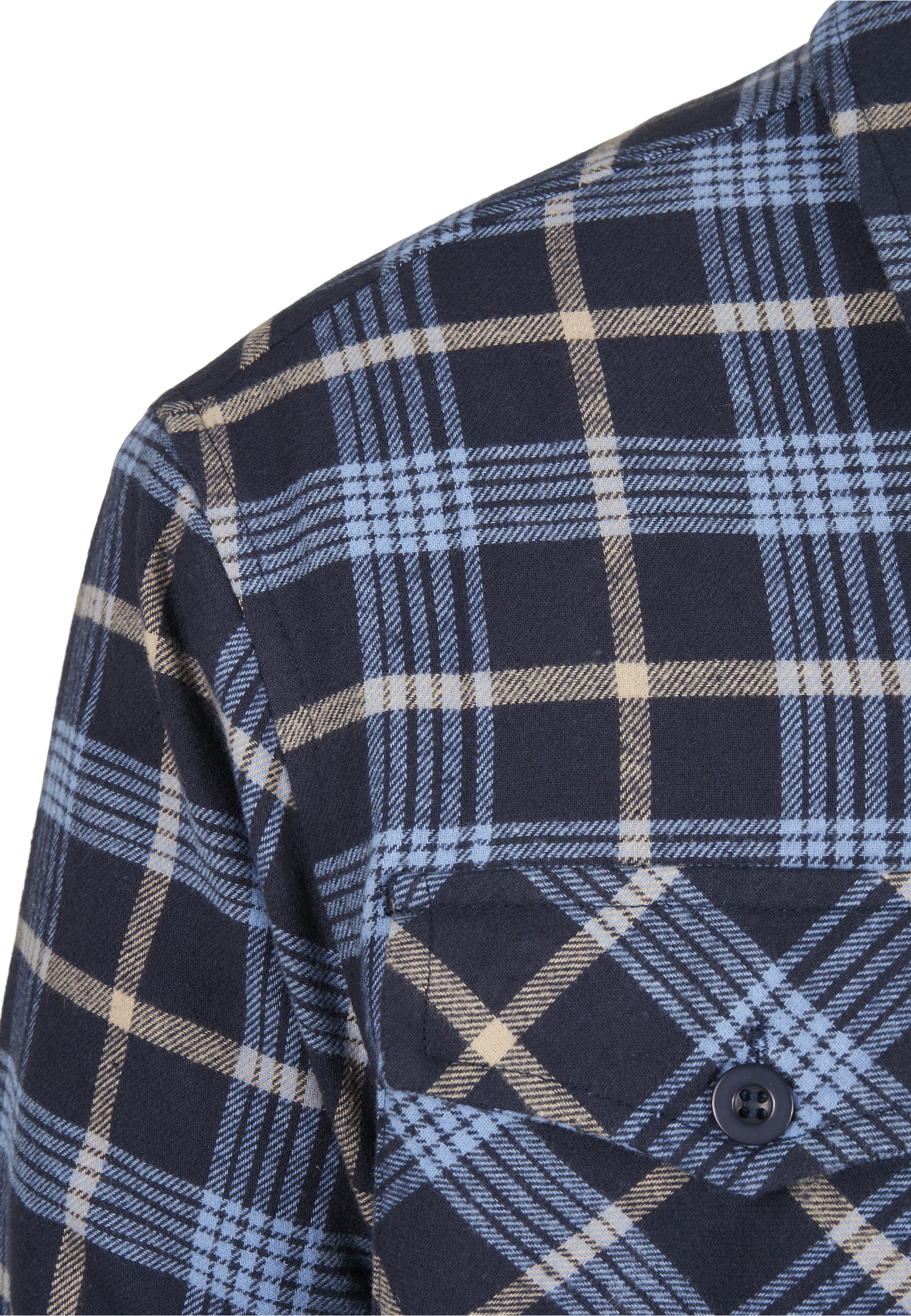 URBAN CLASSICS Anorak »Urban Classics Herren Plaid Quilted Shirt Jacket« 1 Stk. tlg. ohne Kapuze