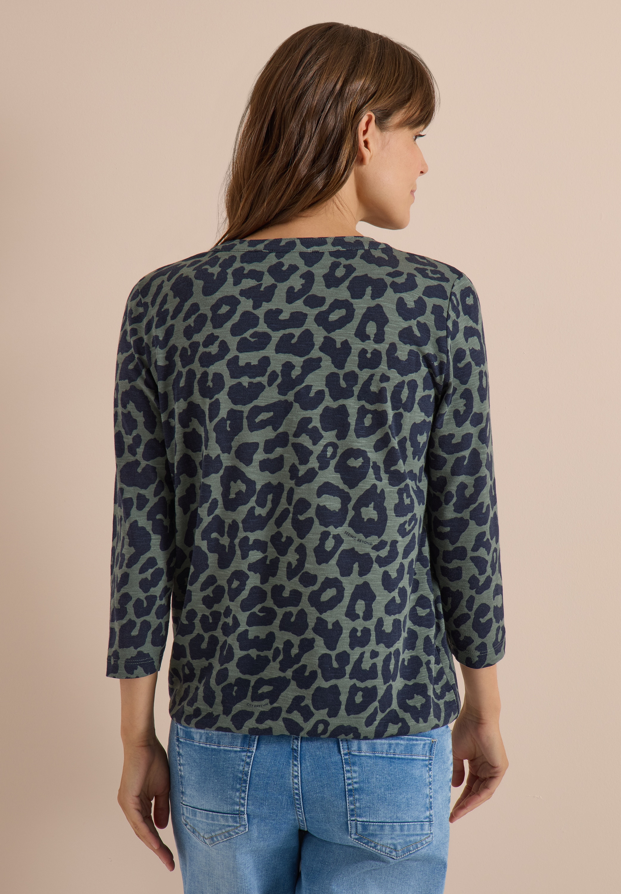 Cecil Print-Shirt im soften Baumwoll-Mix