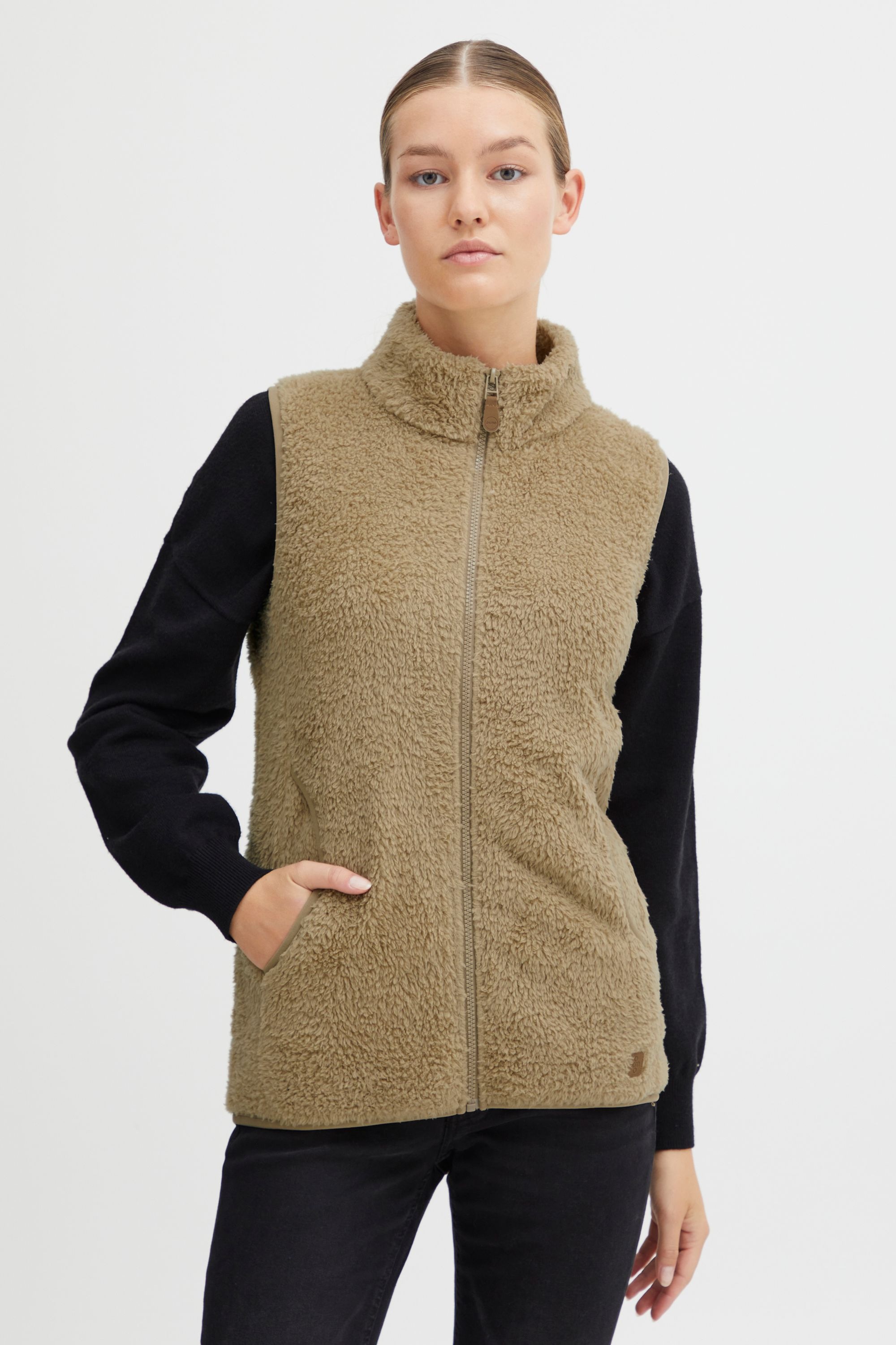 OXMO Sweatweste »Sweatweste OXTheri«, (1 tlg.), Eingrifftaschen