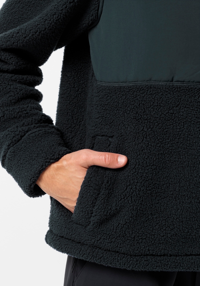 Jack Wolfskin Fleecejacke »FELSLICHT HOODED JKT M«, mit Kapuze