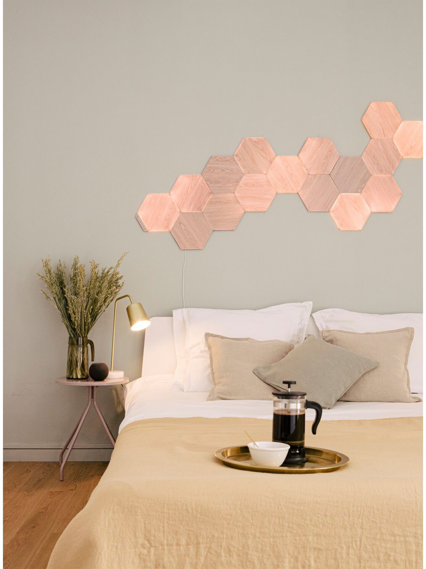 Smarte nanoleaf | Technologie Look«, bestellen Wood »Elements elegante Dekolicht BAUR Beleuchtung und