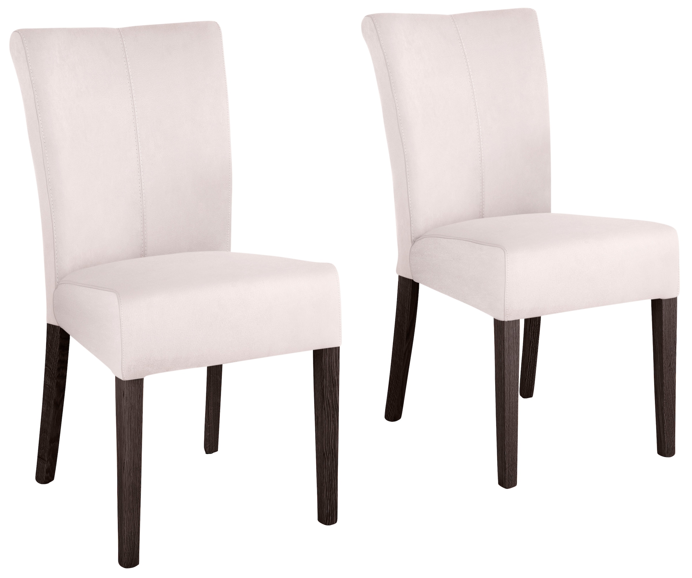 Home affaire Esszimmerstuhl "Queen" (Set) 2 Stk. Kunstleder Beine aus massi günstig online kaufen