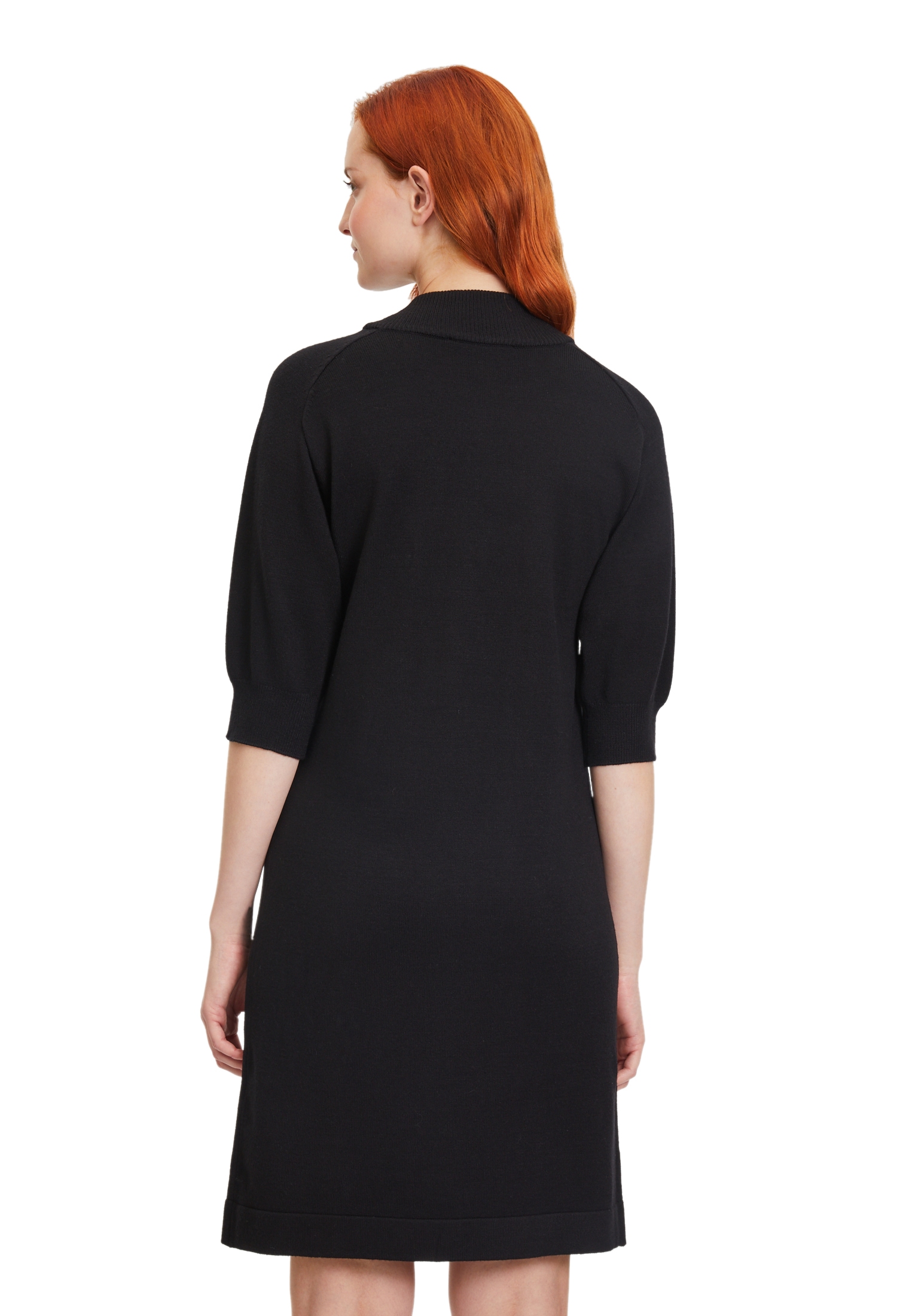 Betty&Co Strickkleid »Betty & Co Strickkleid mit Stehkragen«, Nahtführung