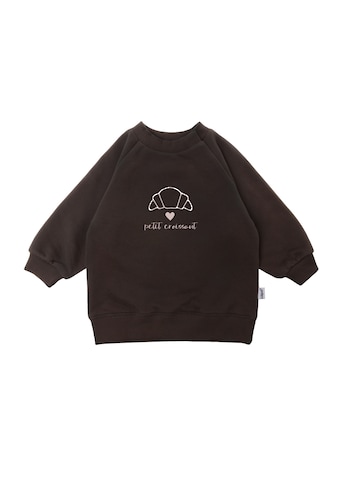 Sweatshirt »petit croissant«, aus weichem Material mit Baumwolle