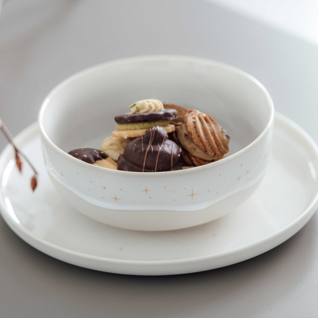 like. by Villeroy & Boch Schale »Bowls Winter Glow ø 15 cm 6er Set beige«
