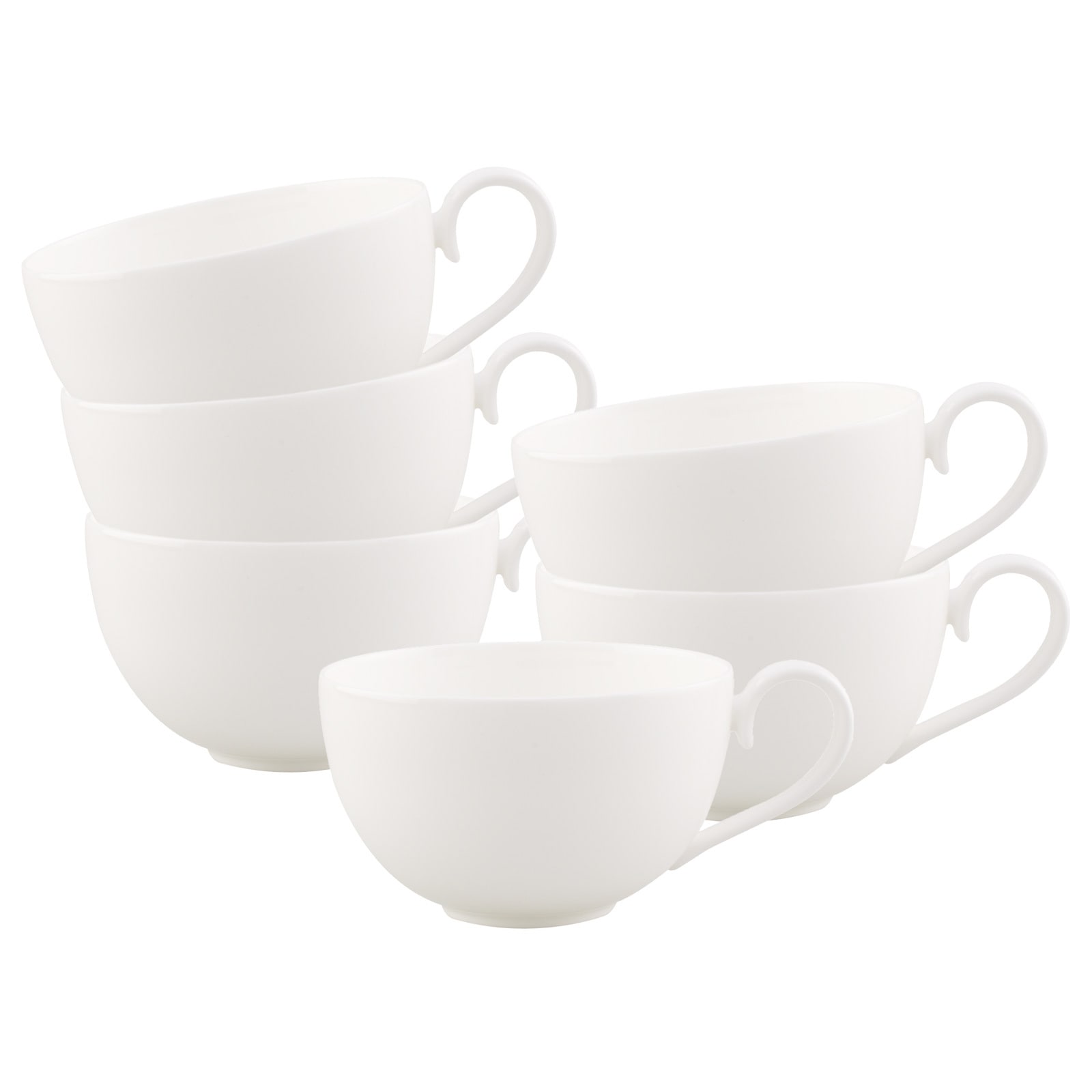 Villeroy & Boch Tasse "Café au lait Tasse Royal 370 ml 6er Set weiß"
