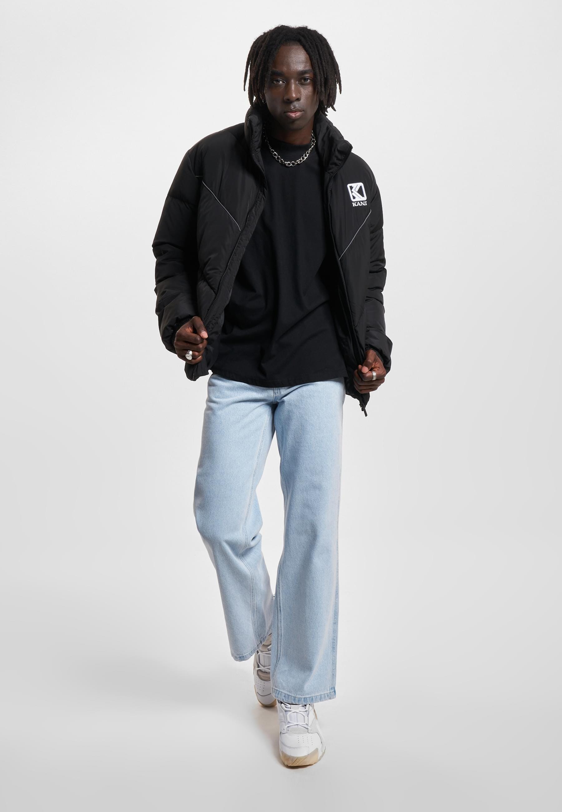 Karl Kani Winterjacke »Karl Kani Damen KM233-043-1 KK Og Puffer Jacket«, (1 St.), ohne Kapuze