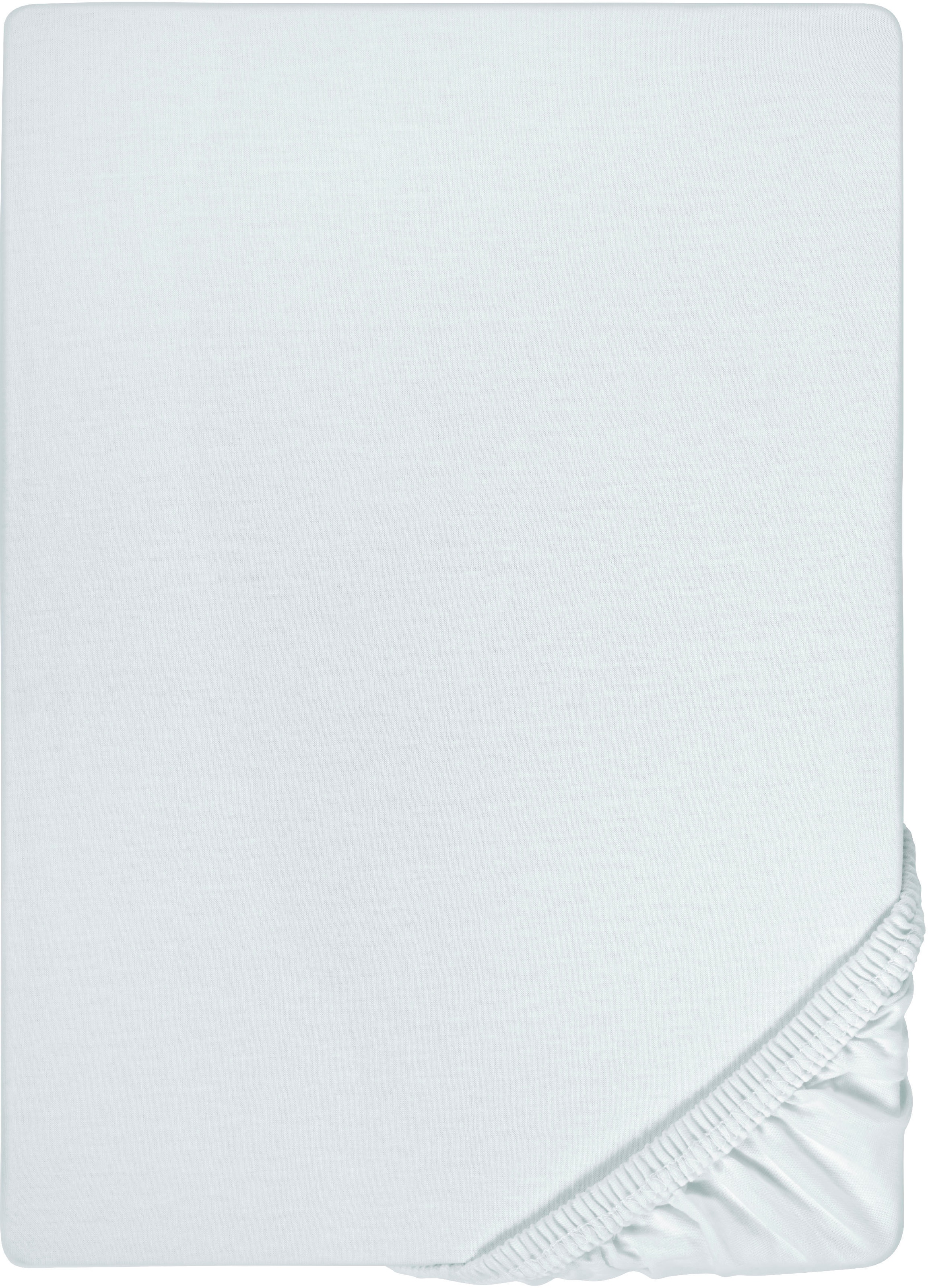 Biberna Spannbettlaken »Marc in Gr. 90x200, 140x200 oder 180x200 cm«, (1 St.), aus Baumwolle, für Matratzen bis 22 cm Höhe, Bettlaken, Spannbetttuch