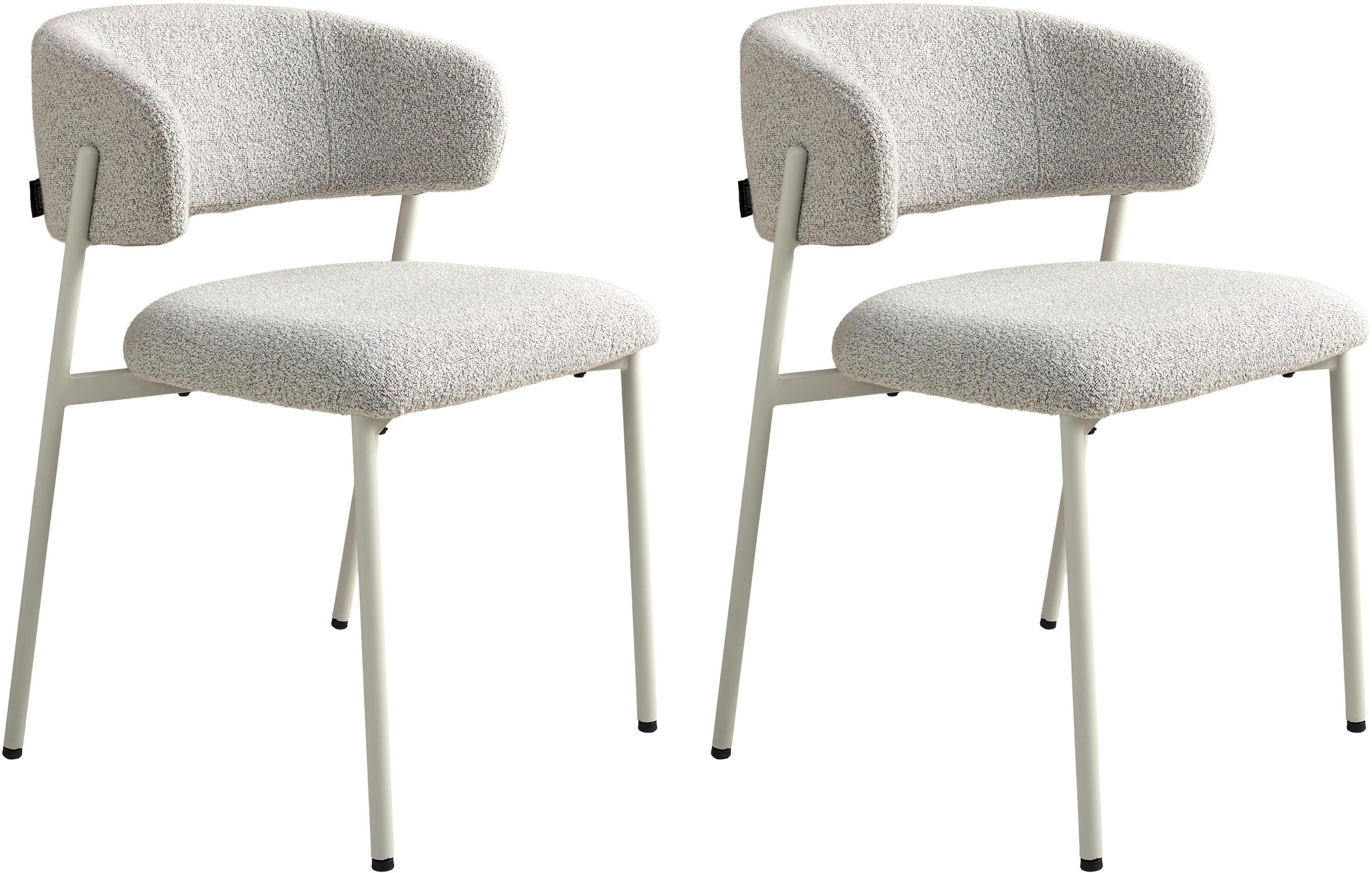 SCHÖNER WOHNEN-Kollektion Esszimmerstuhl "OSLO" (Set) 2 Stk. Bouclé Bezug B günstig online kaufen