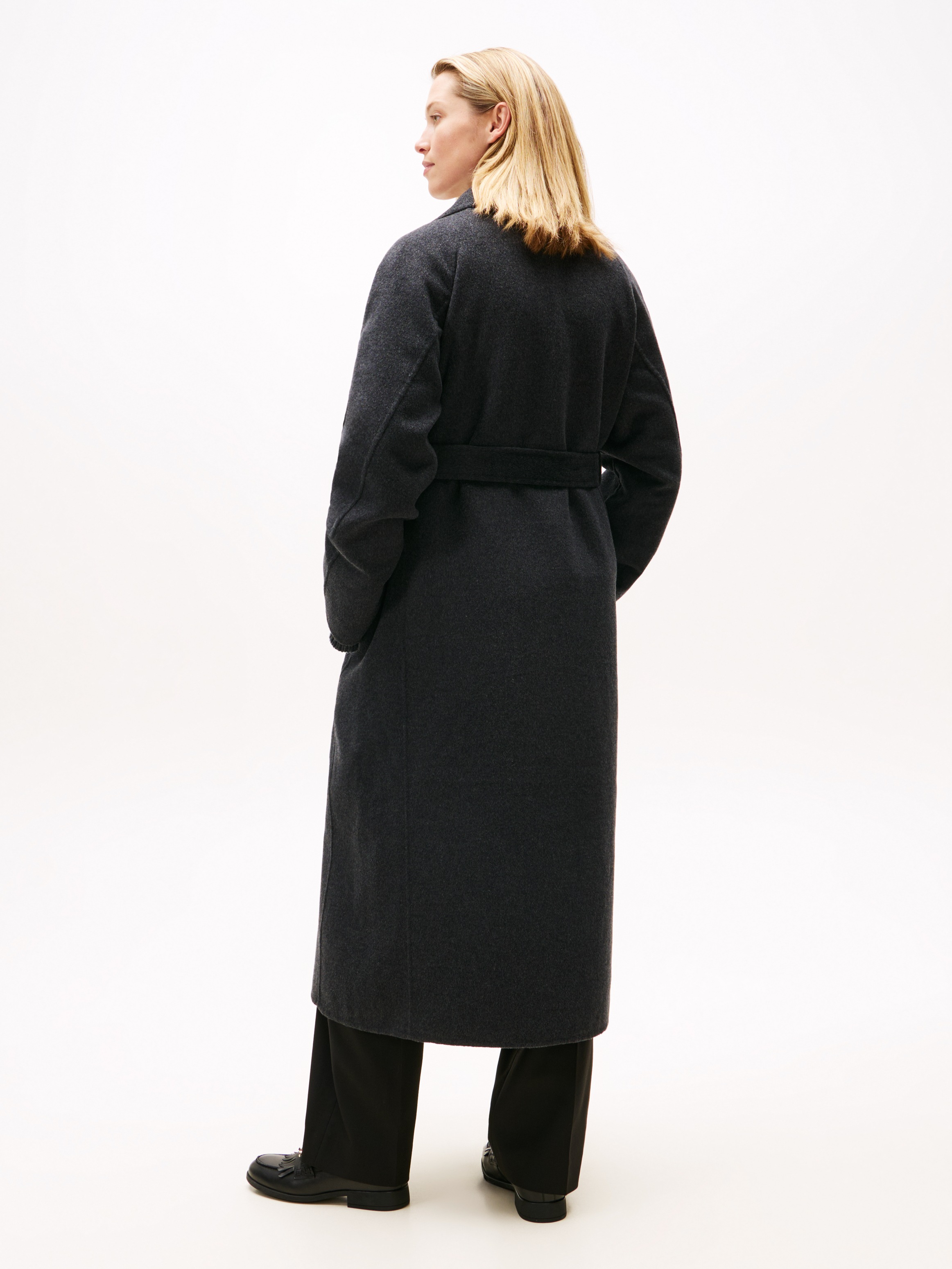 Tommy Hilfiger Wollmantel "DF WOOL REG BELTED MIDI COAT", mit Wolle günstig online kaufen