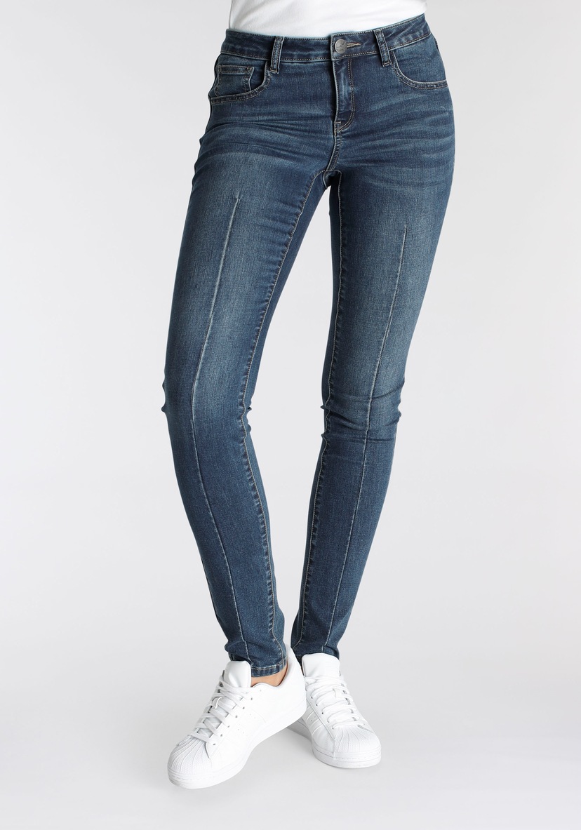 | Arizona BAUR »Ultra-Stretch«, Mid Skinny-fit-Jeans Waist bestellen