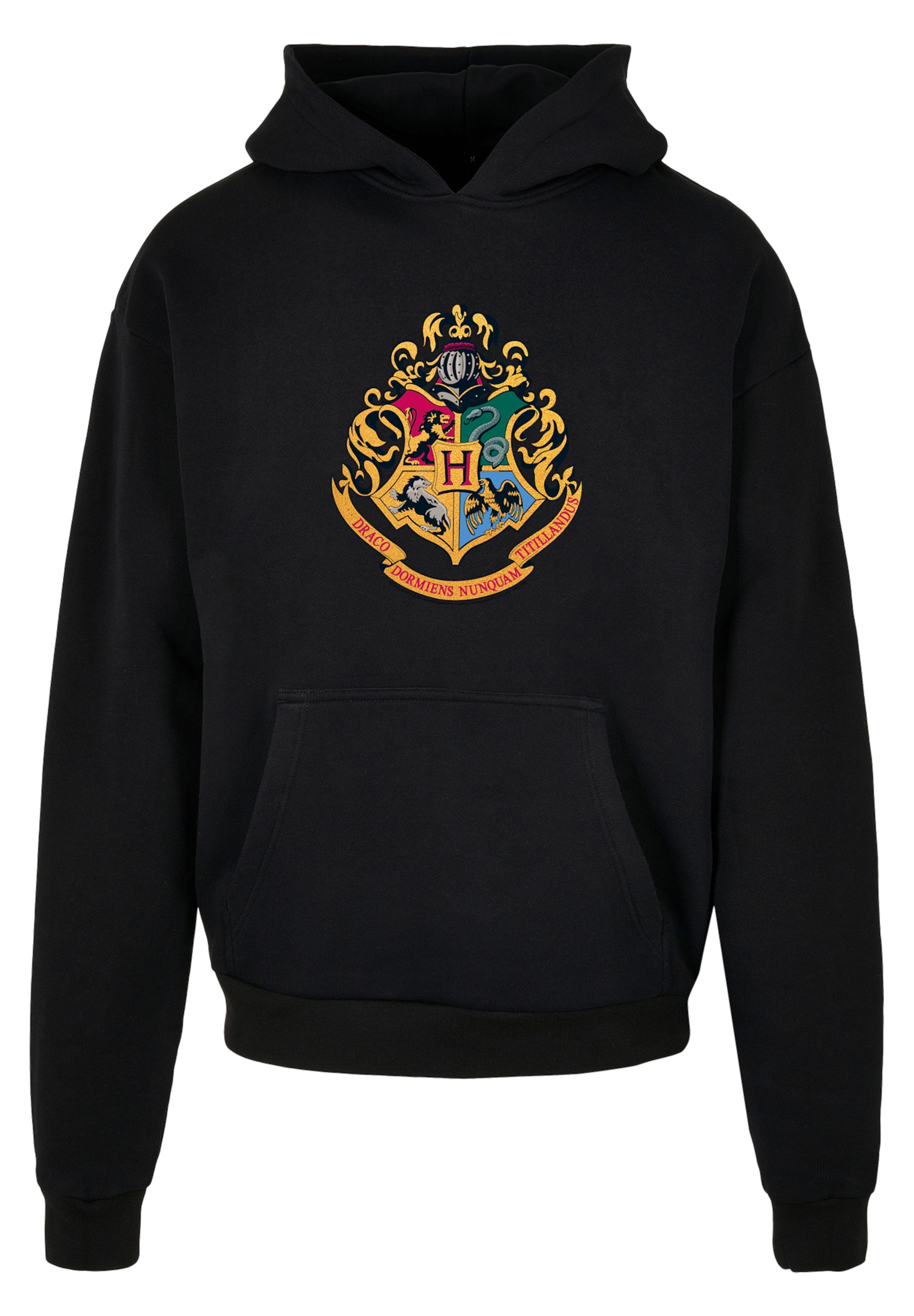 F4NT4STIC Kapuzenpullover »Harry Potter Hogwarts Crest Gold«, Print