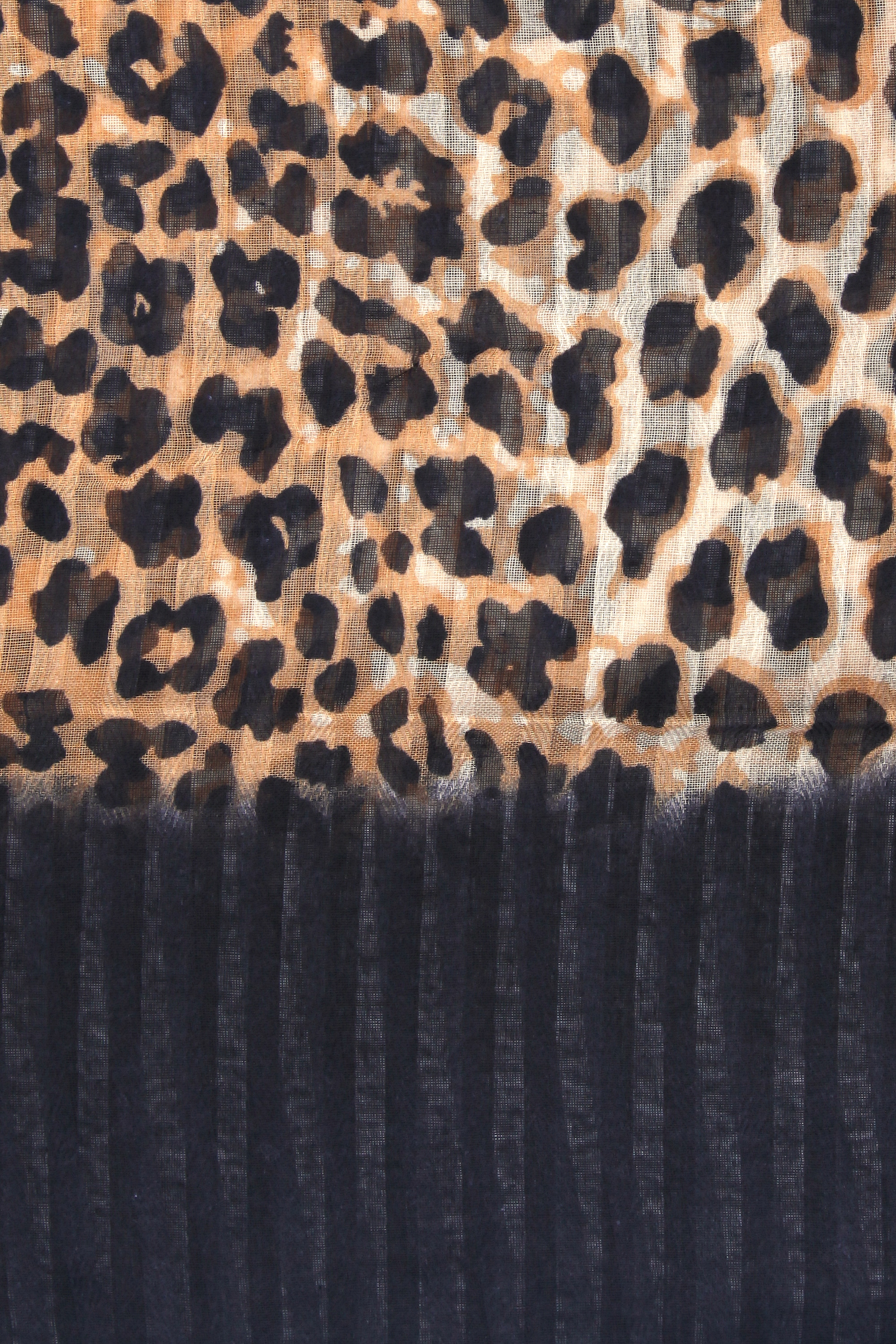 »Aurea«, | mit COLLEZIONE Umrandung Leopardenmuster Modeschal BAUR (1 ALESSANDRO St.), kaufen schwarzer online und
