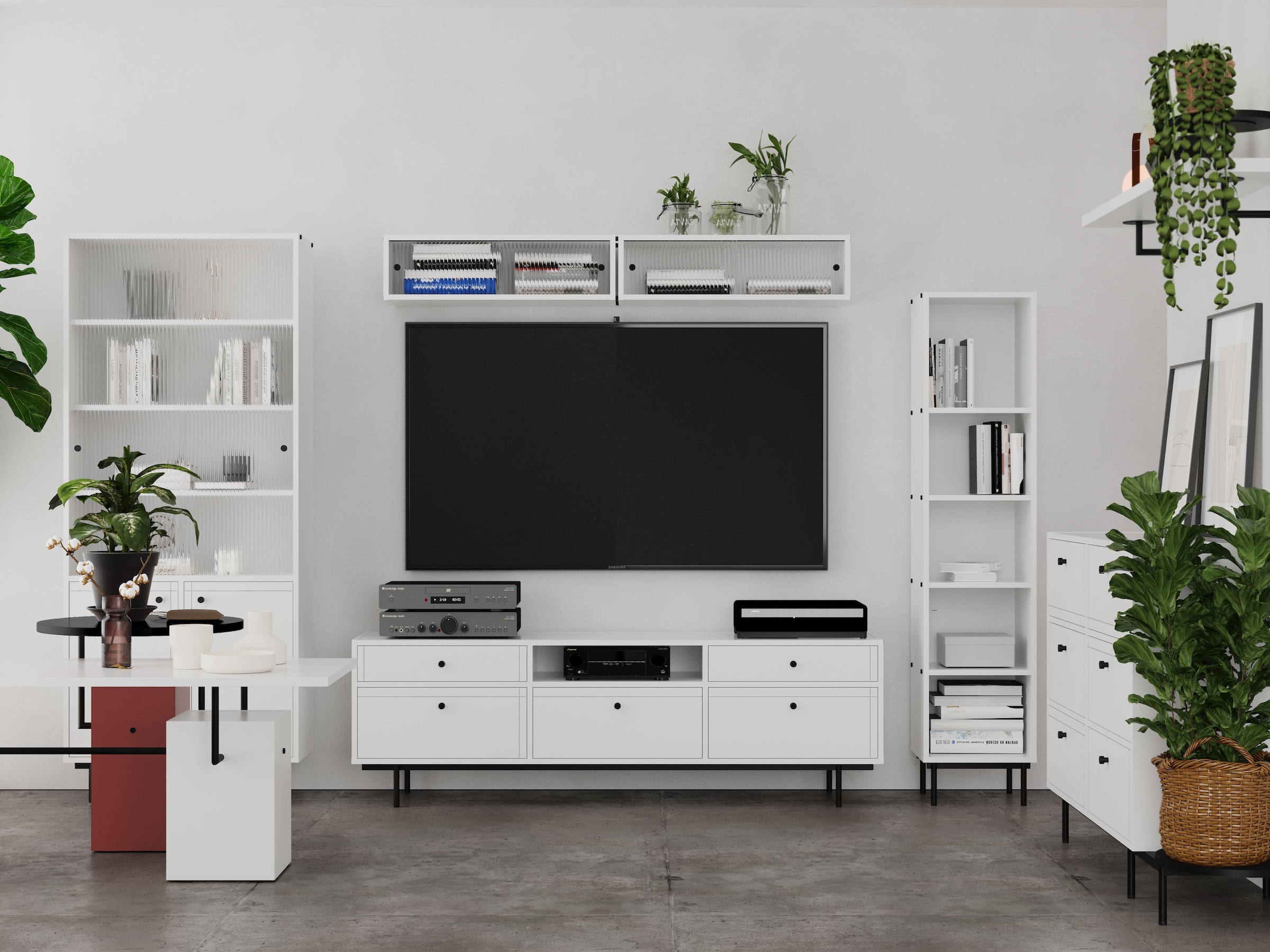 Home affaire Standregal »Arrocco: Schlankes Regal in 2 Farben mit Metallelementen, stilvoll« B/T/H: 39,4/35/175cm, 5 offene Fächer, viel Platz, Made in Poland