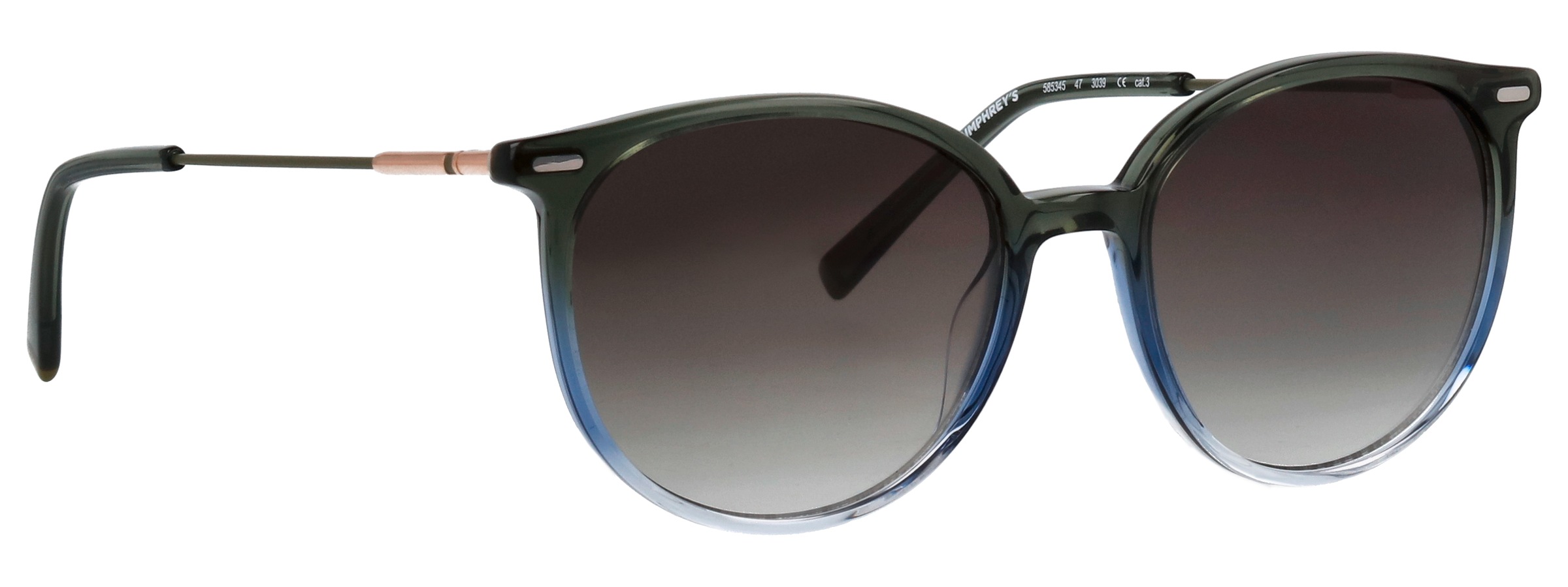 HUMPHREY´S eyewear Sonnenbrille »Modell 585345« Form Karree/Eckig, Logoschriftzug auf Bügel, Kombifassung