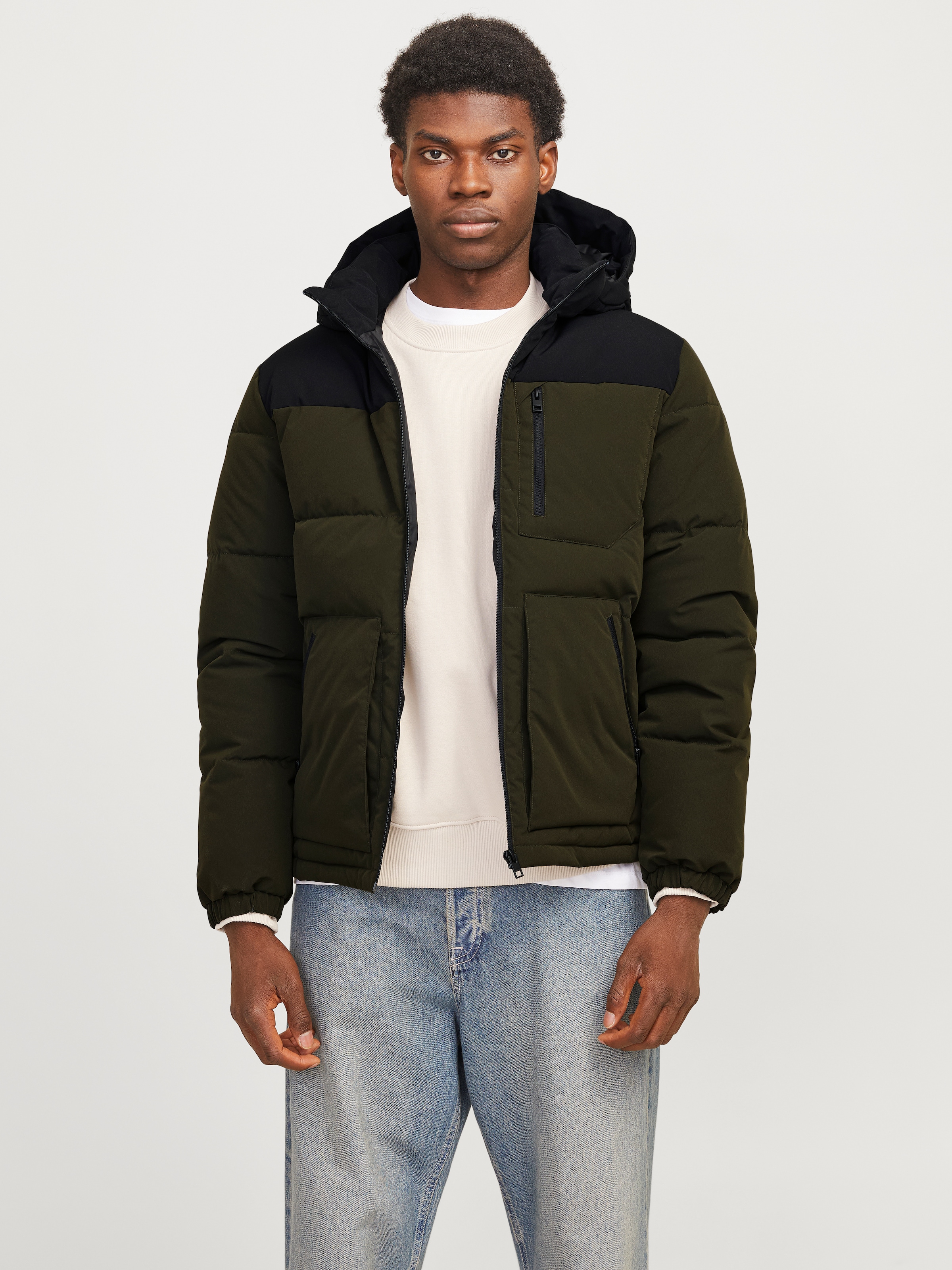 Jack & Jones Steppjacke "JJEOTTO PUFFER JACKET SN", mit Kapuze günstig online kaufen