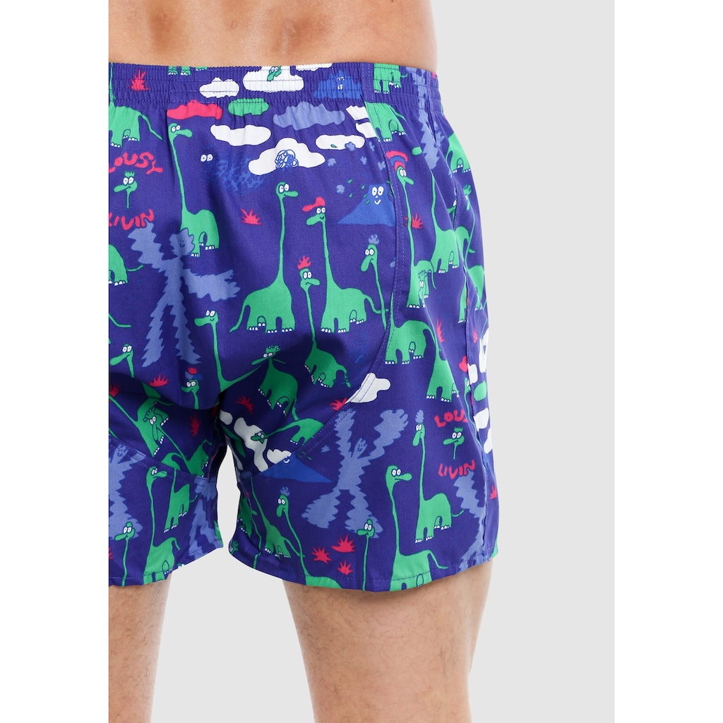 Lousy Livin Boxershorts »Dinos 2Pack«, (2 St.)