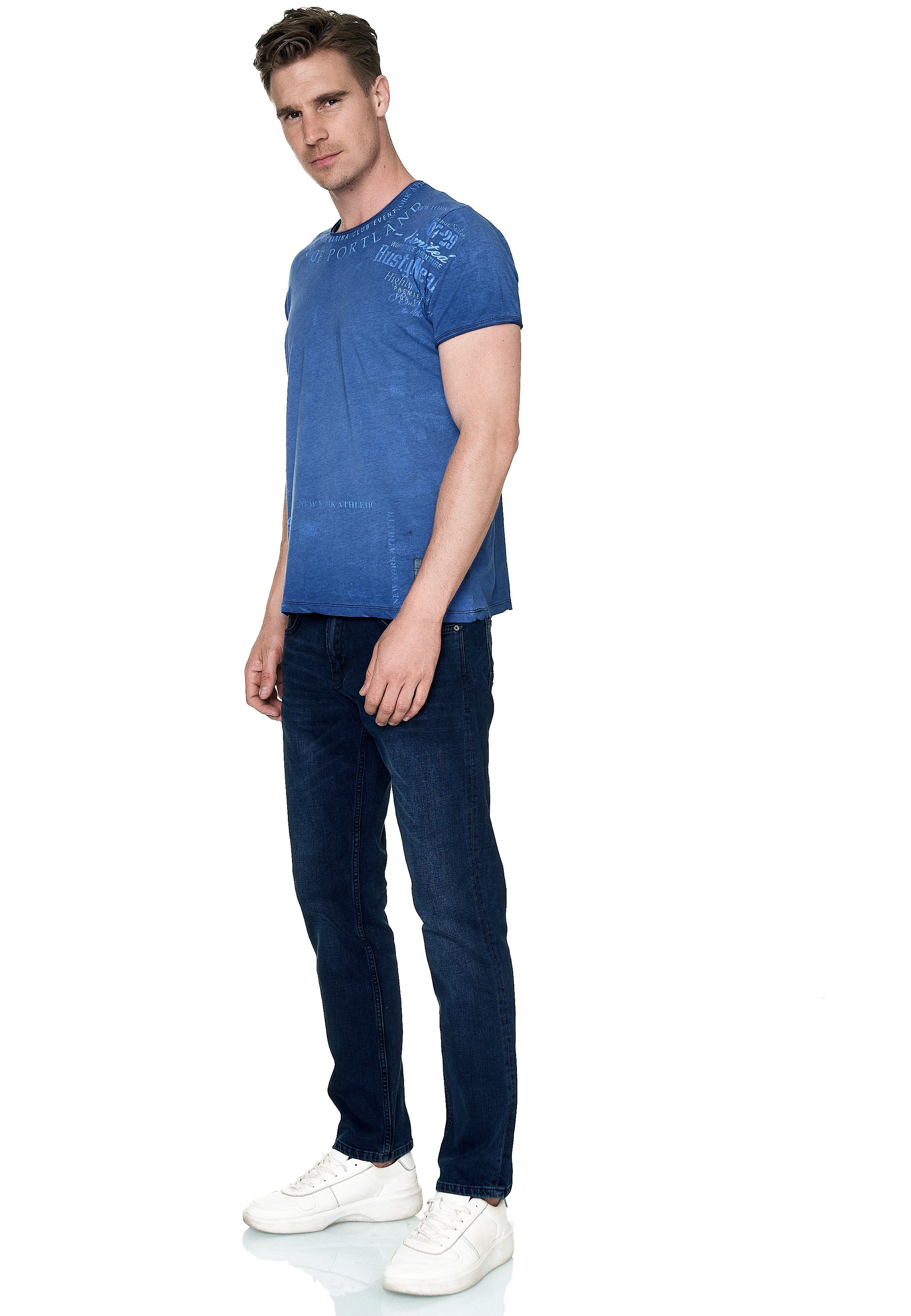 Rusty Neal T-Shirt, mit seitlichem Print günstig online kaufen