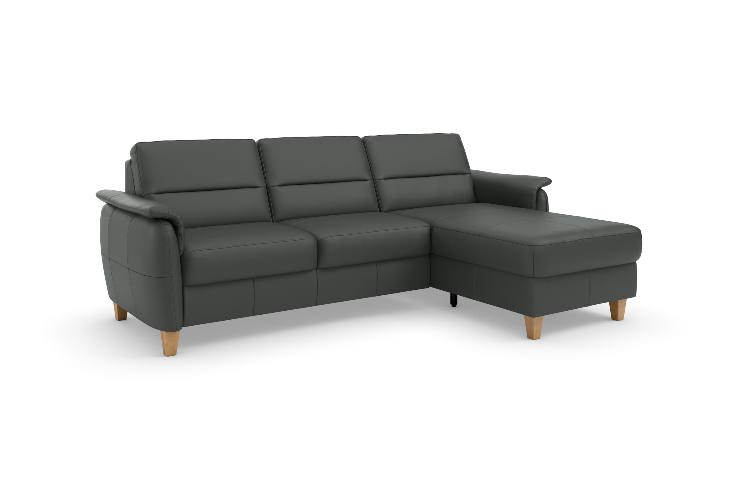 Home affaire Ecksofa »Palmera L-Form«, Federkern, wahlweise mit Bettfunktion und mit/ohne Bettkasten