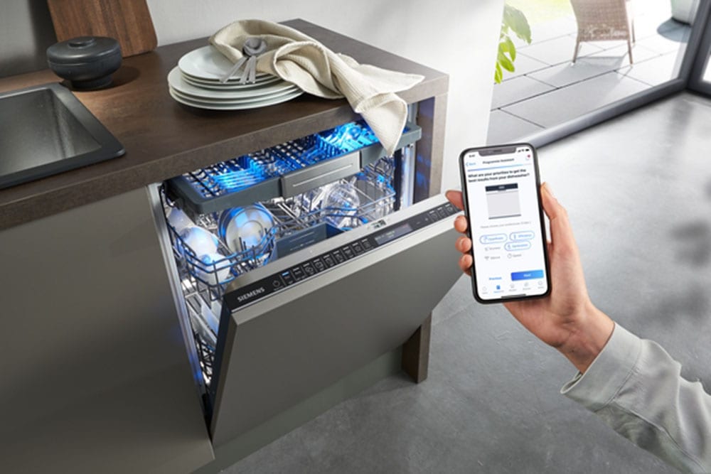 SIEMENS teilintegrierbarer Geschirrspüler iQ500 »SN55ES12CE«, 14 Maßgedecke, Made in Germany
