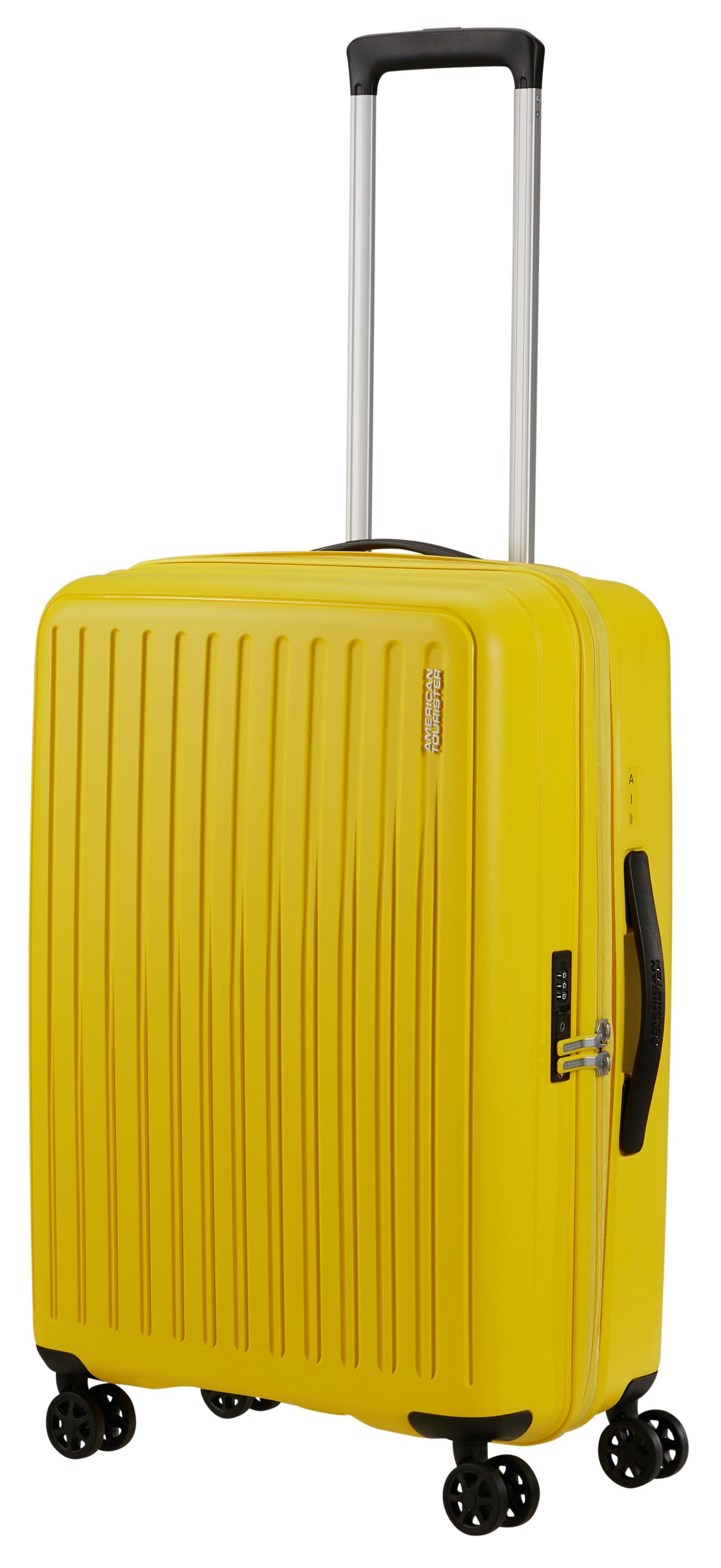 American Tourister® Hartschalen-Trolley »REJOY, verschiedene Größen und Farben«, 4 Rollen, Hartschalen-Koffer personalisierbar versenktes TSA-Schloss