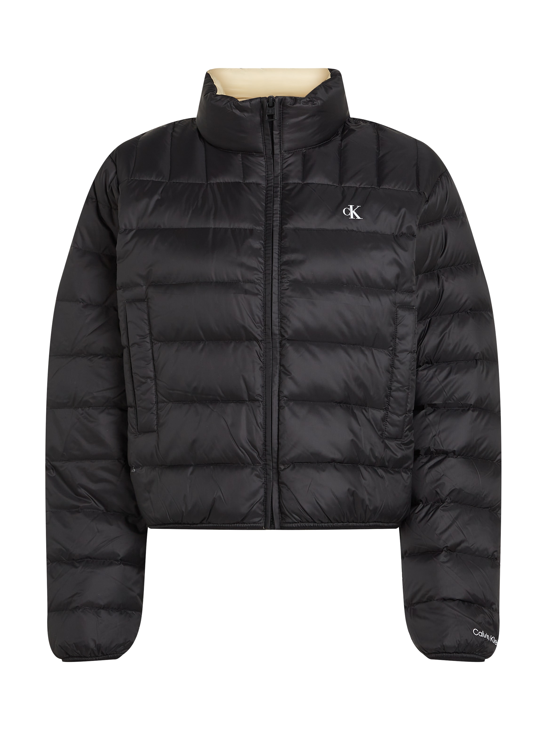 Calvin Klein Jeans Steppjacke »UL SHORT PUFFER«, Mit Logoprägung