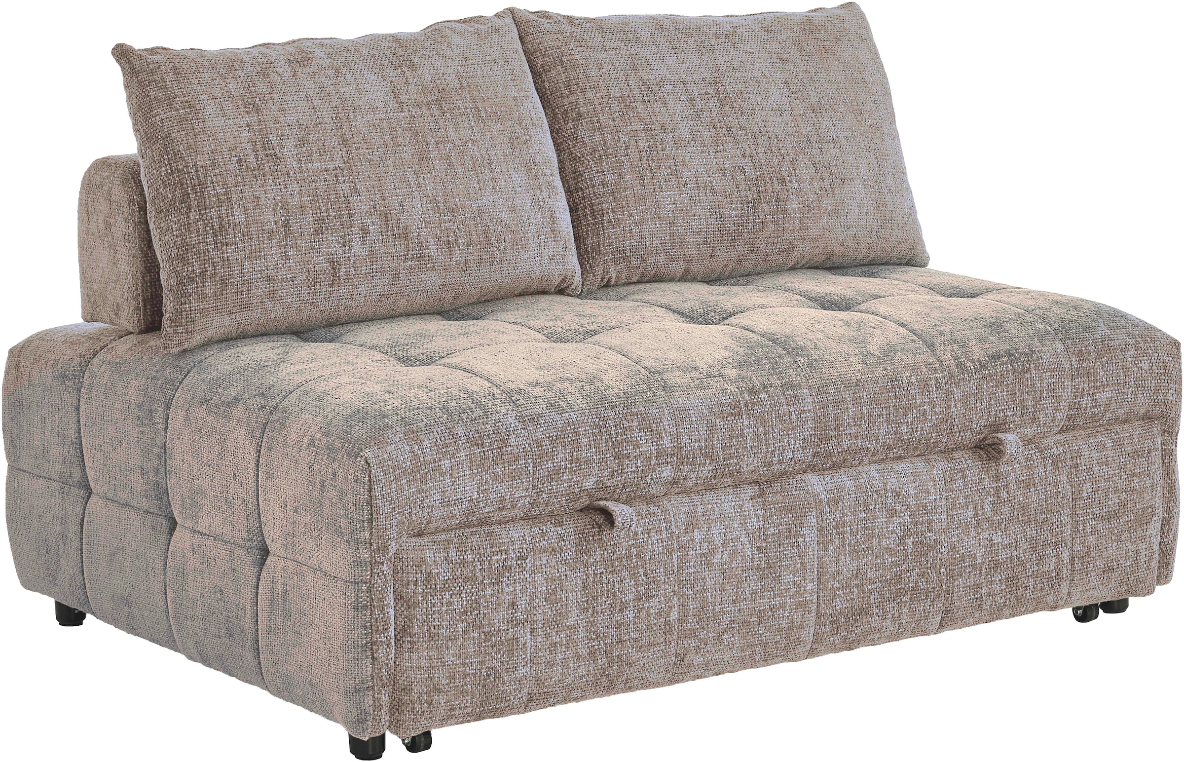 ATLANTIC home collection Schlafsofa »Kuno, B:140cm« 2-Sitzer Schlafsofa mit Sitztiefenverstellung (2x)
