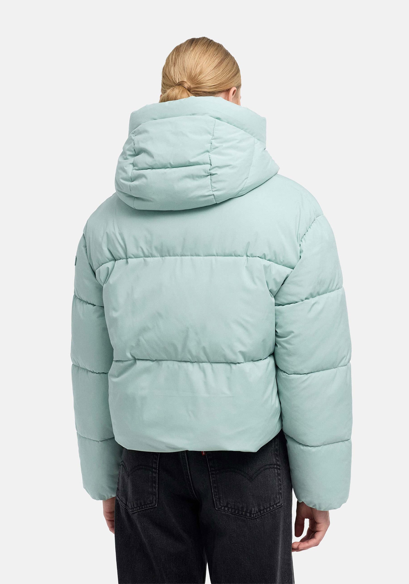 Marikoo Winterjacke »Zilvaa« mit Kapuze Damen Steppjacke mit Kapuze in Daunenoptik warm und leicht
