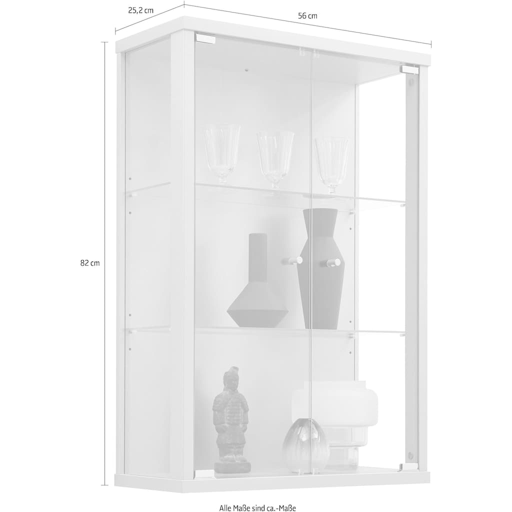 fif möbel Vitrine »OPTIMA«, mit einer Höhe von 82 cm