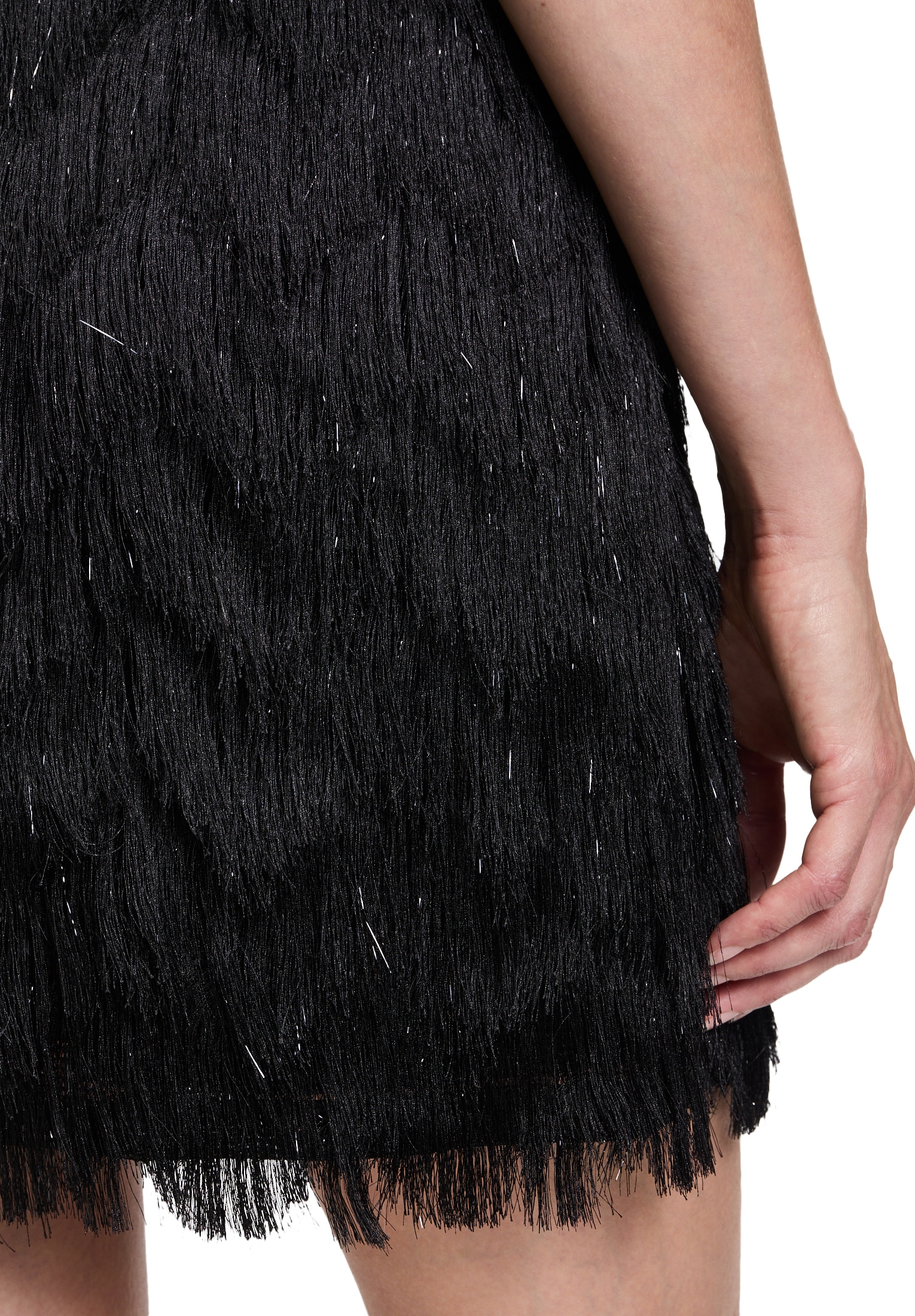 Vera Mont Minirock »Vera Mont Damen Minirock mit Fransen«, Material
