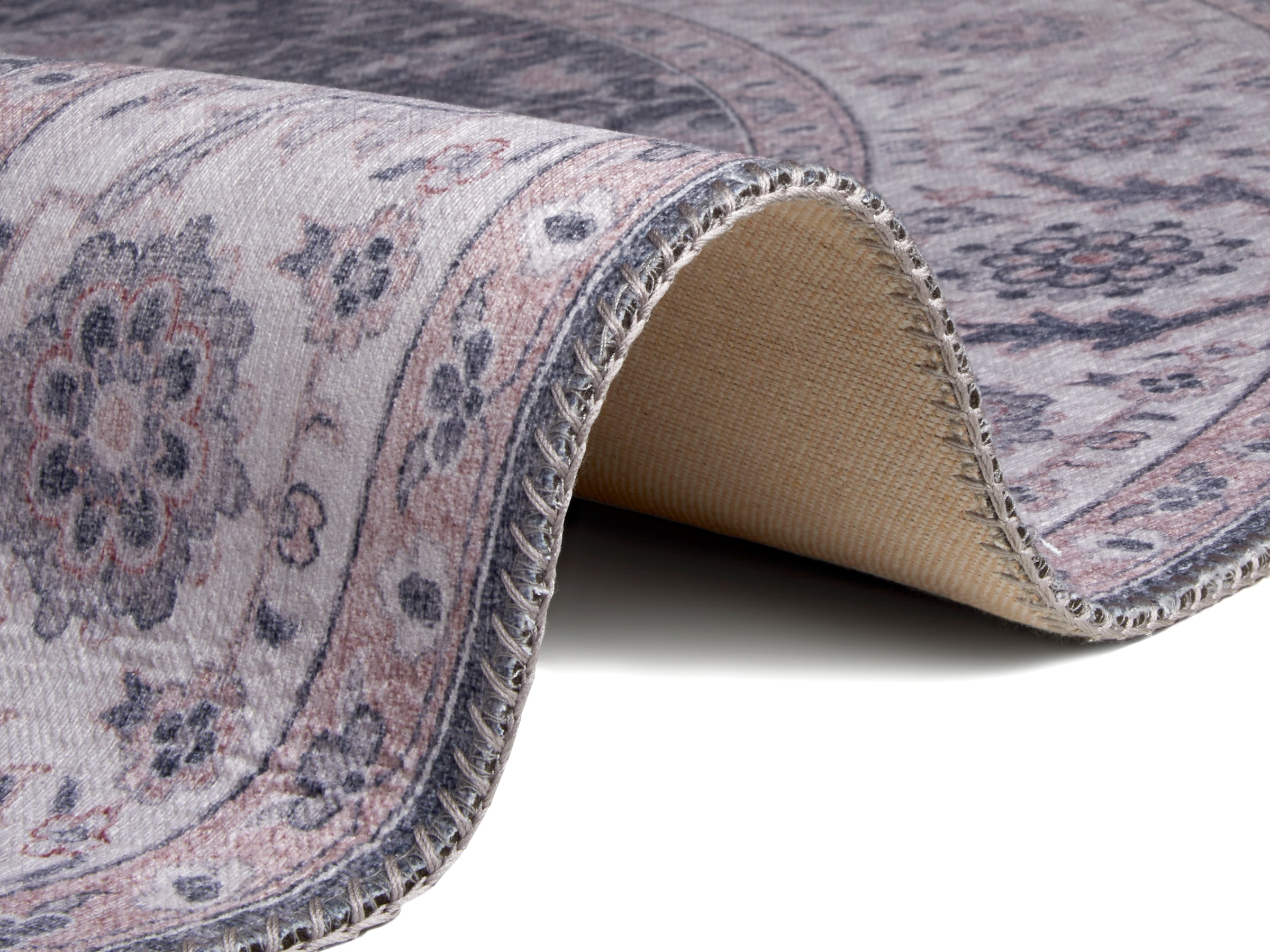 NOURISTAN Teppich »Anthea«, rund, 5 mm Höhe, Orientalisch, Orient, Vintage, Wohnzimmer, Schlafzimmer, Esszimmer