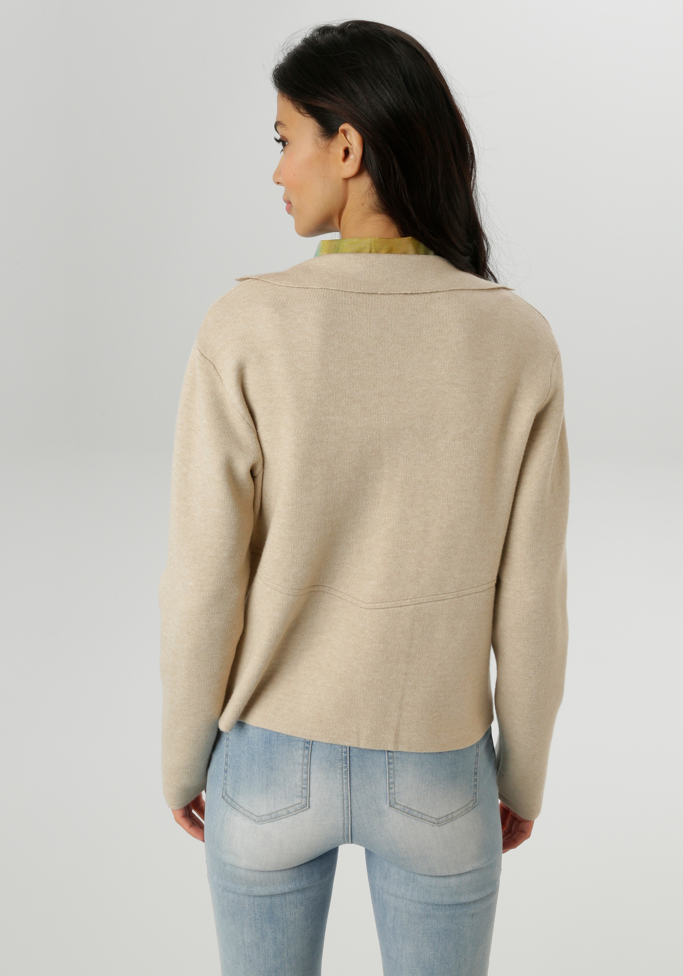 Aniston SELECTED Kurzblazer mit dekorativer Teilungsnaht günstig online kaufen