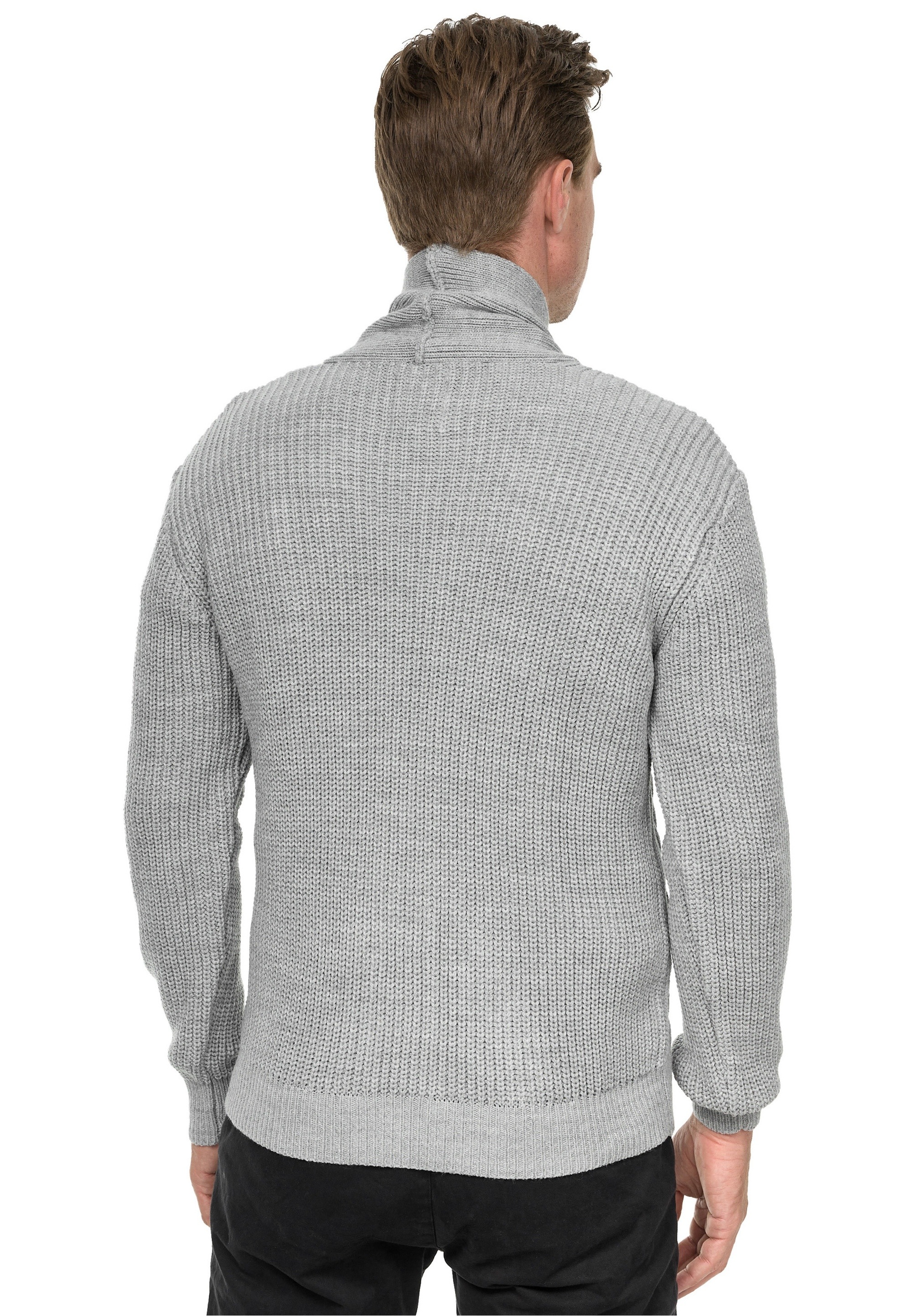 Rusty Neal Strickjacke »Rusty Neal Knitwear«, mit durchgehender Knopfleiste